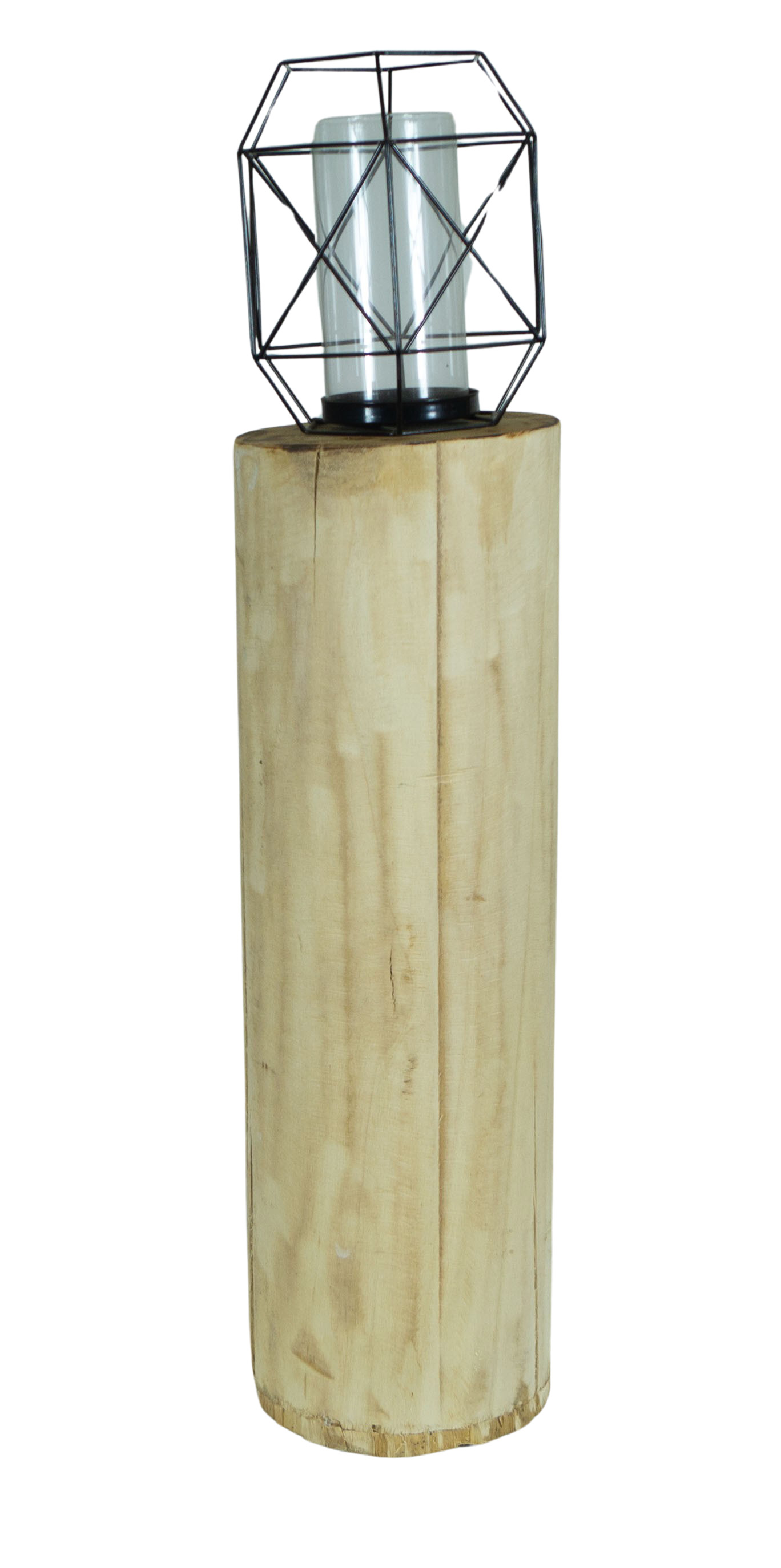 Rustikaler Holzstamm glatt ohne Rinde im 50cm 16-20cm Durchmesser