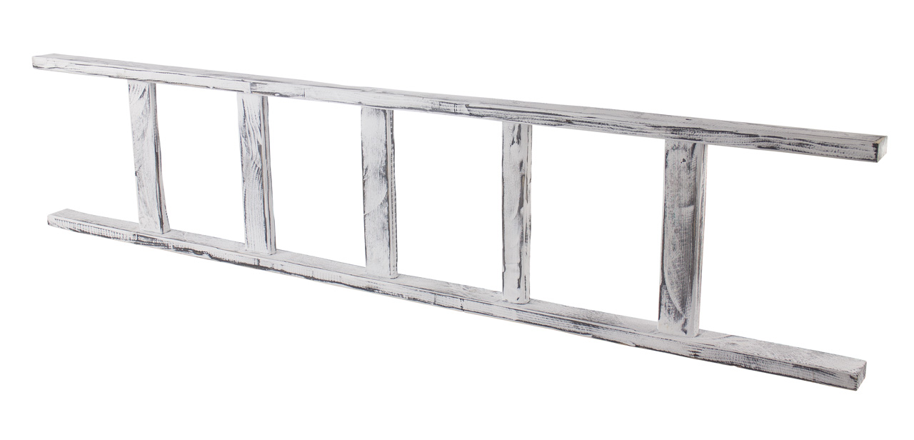 Holzleiter Altländer Art 165cm Neu Shabby weiss