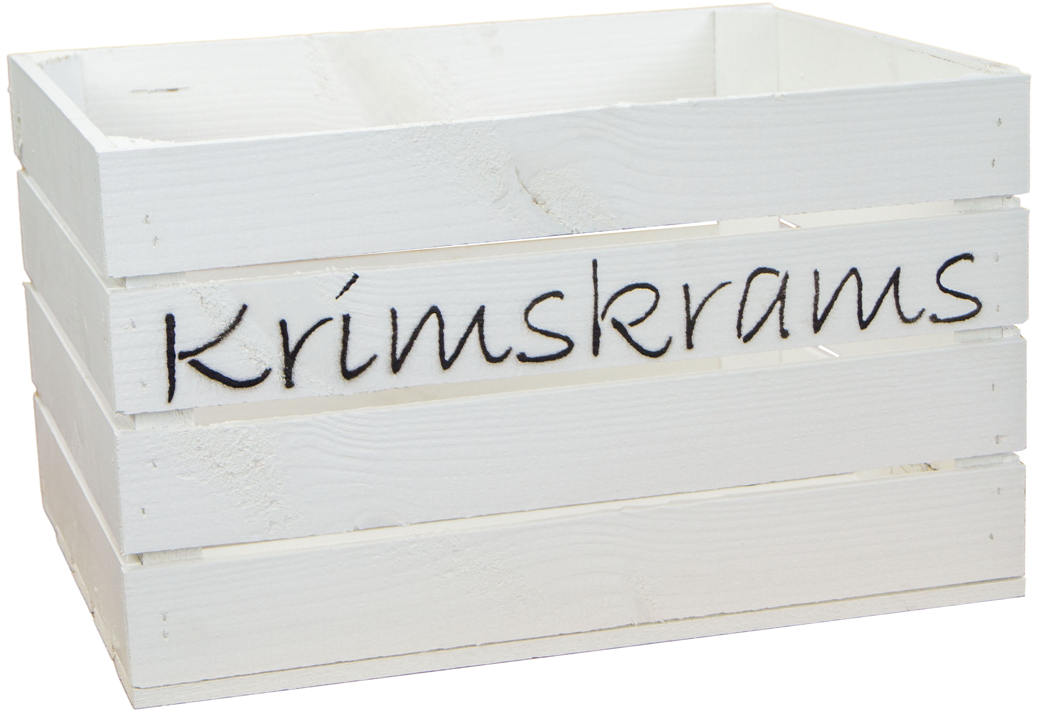 Obstkiste Johanna weiss "Krimskrams"