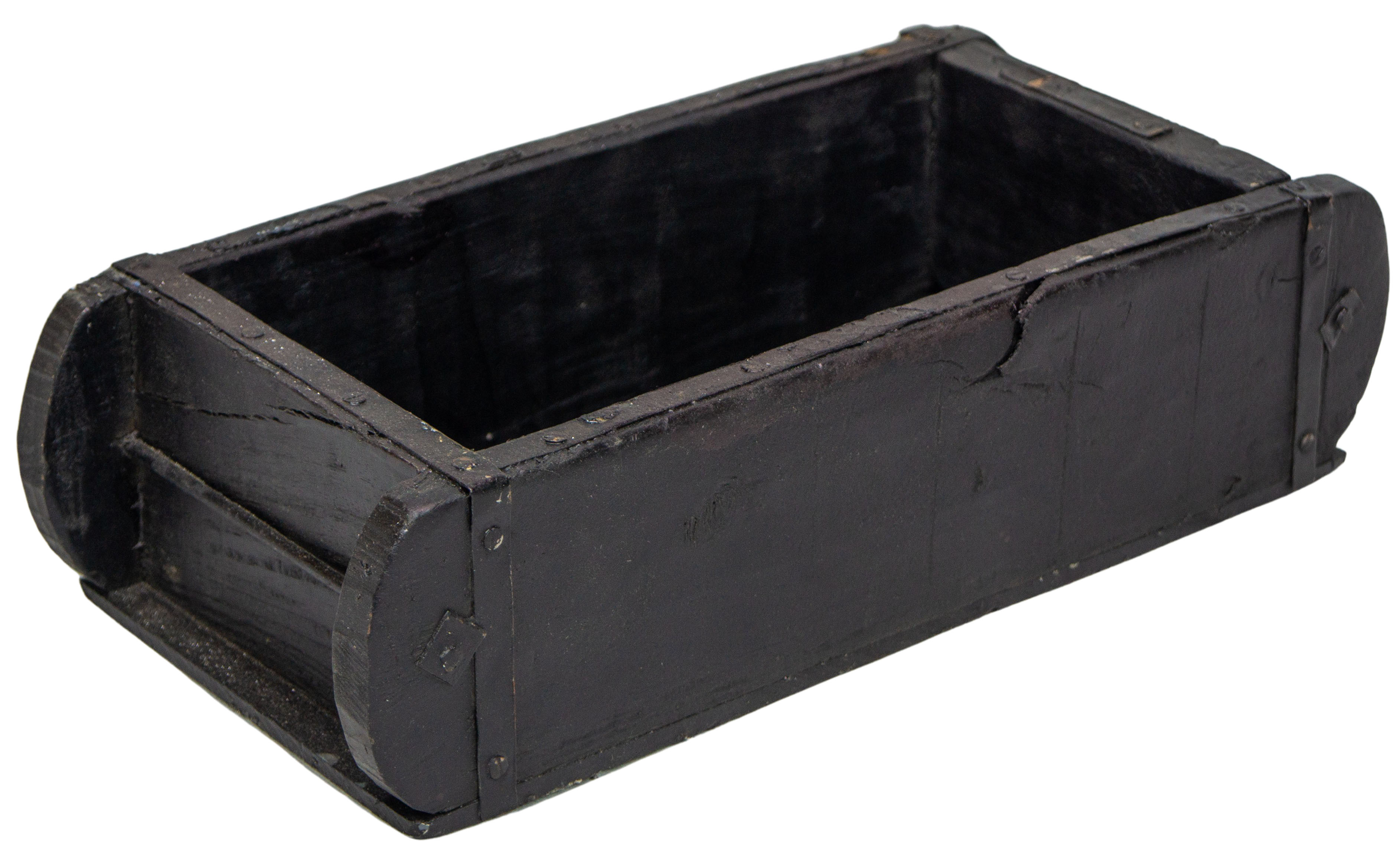 Original indische Ziegelform schwarz einfach