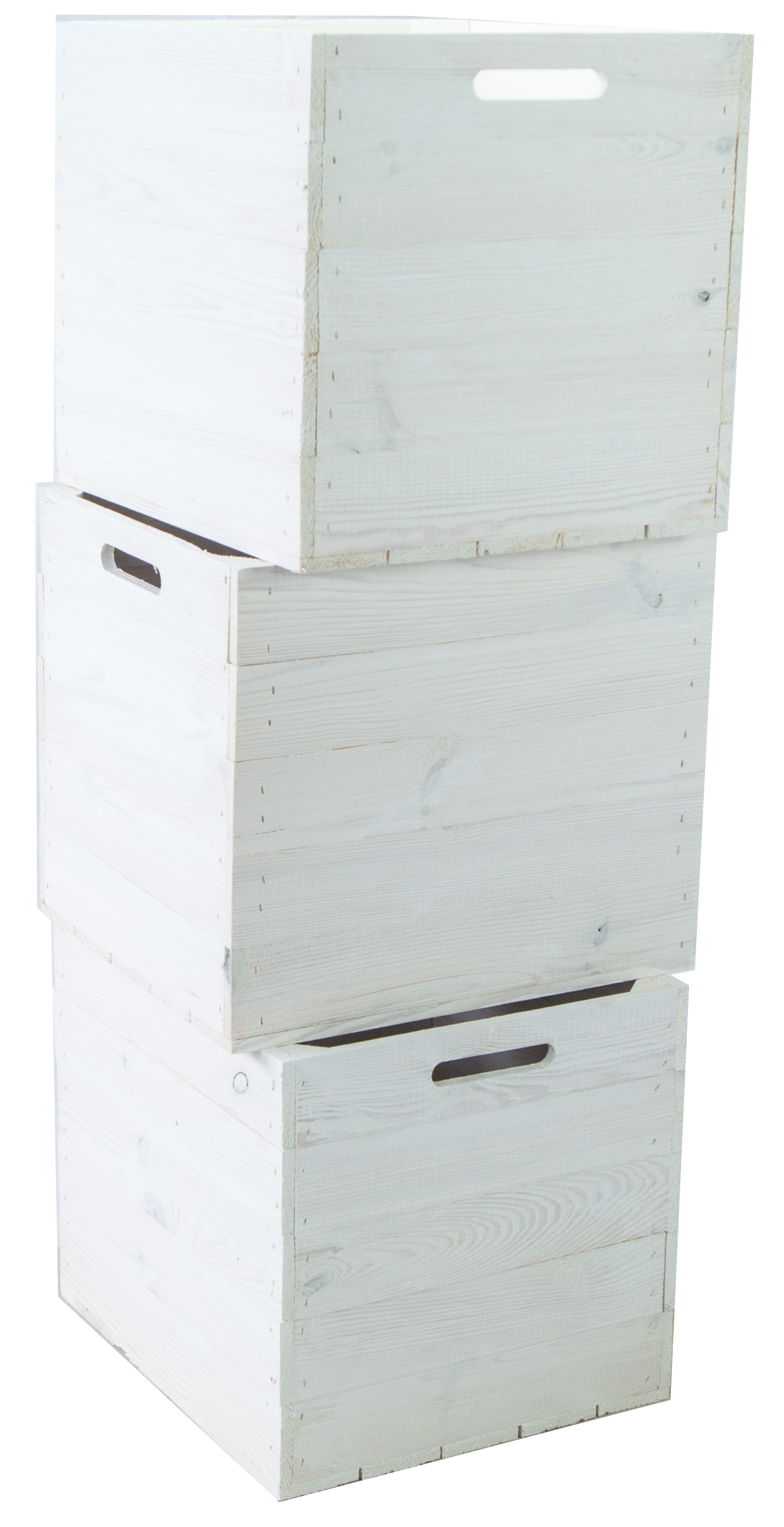 Boîte en bois blanche convenant aux étagères Kallax et Expedit Insertion d'étagère