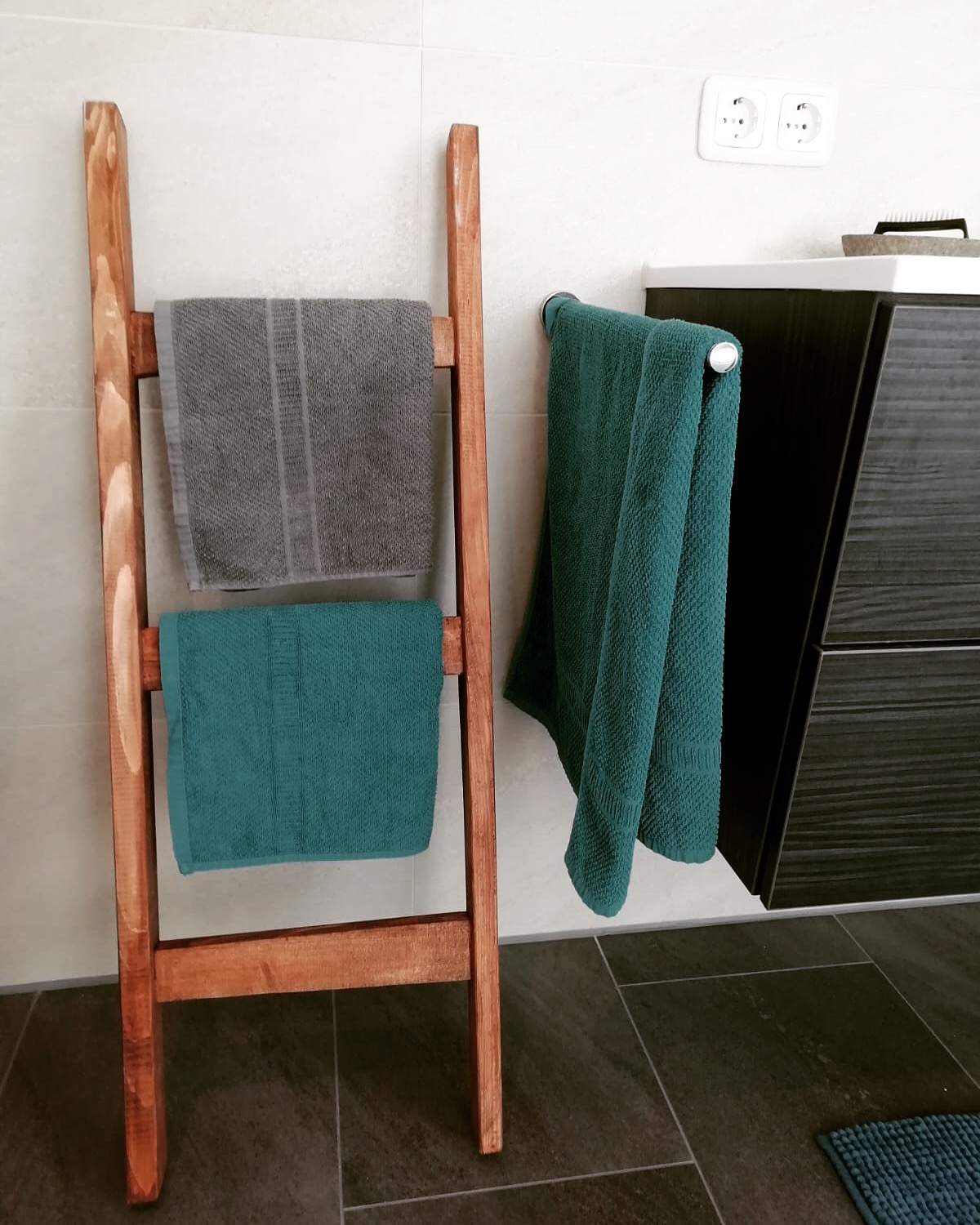 Holzleiter Altländer Art 100cm Neu Braun