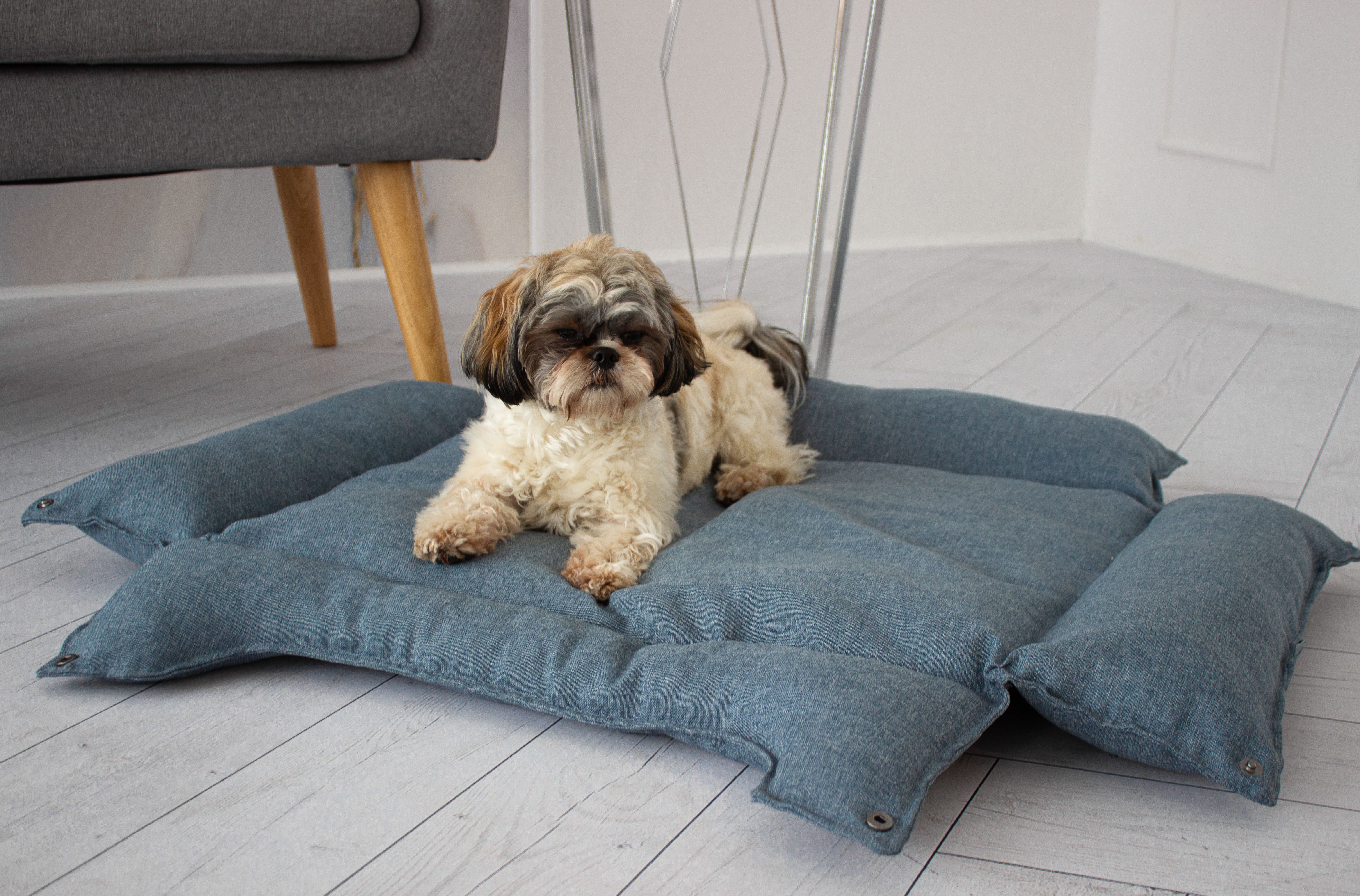 Hundebett & Hundekissen Lotti Blau