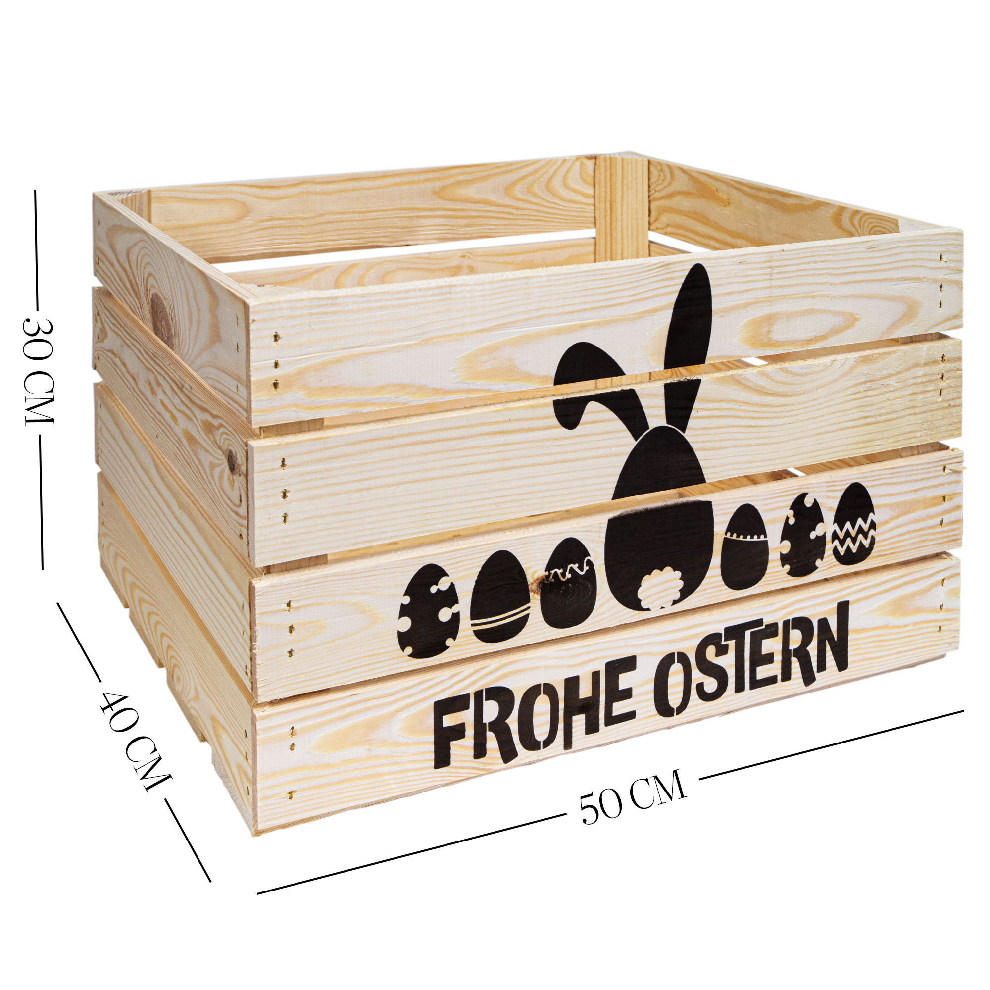 Natur Neu Osterkiste (Hase und Eier)