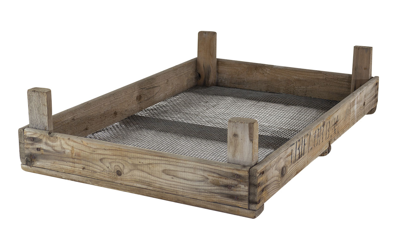 B-Ware Tulpen Zwiebelsieb 75x51x9cm Steigen Nüsse und Obst Trockensiebe