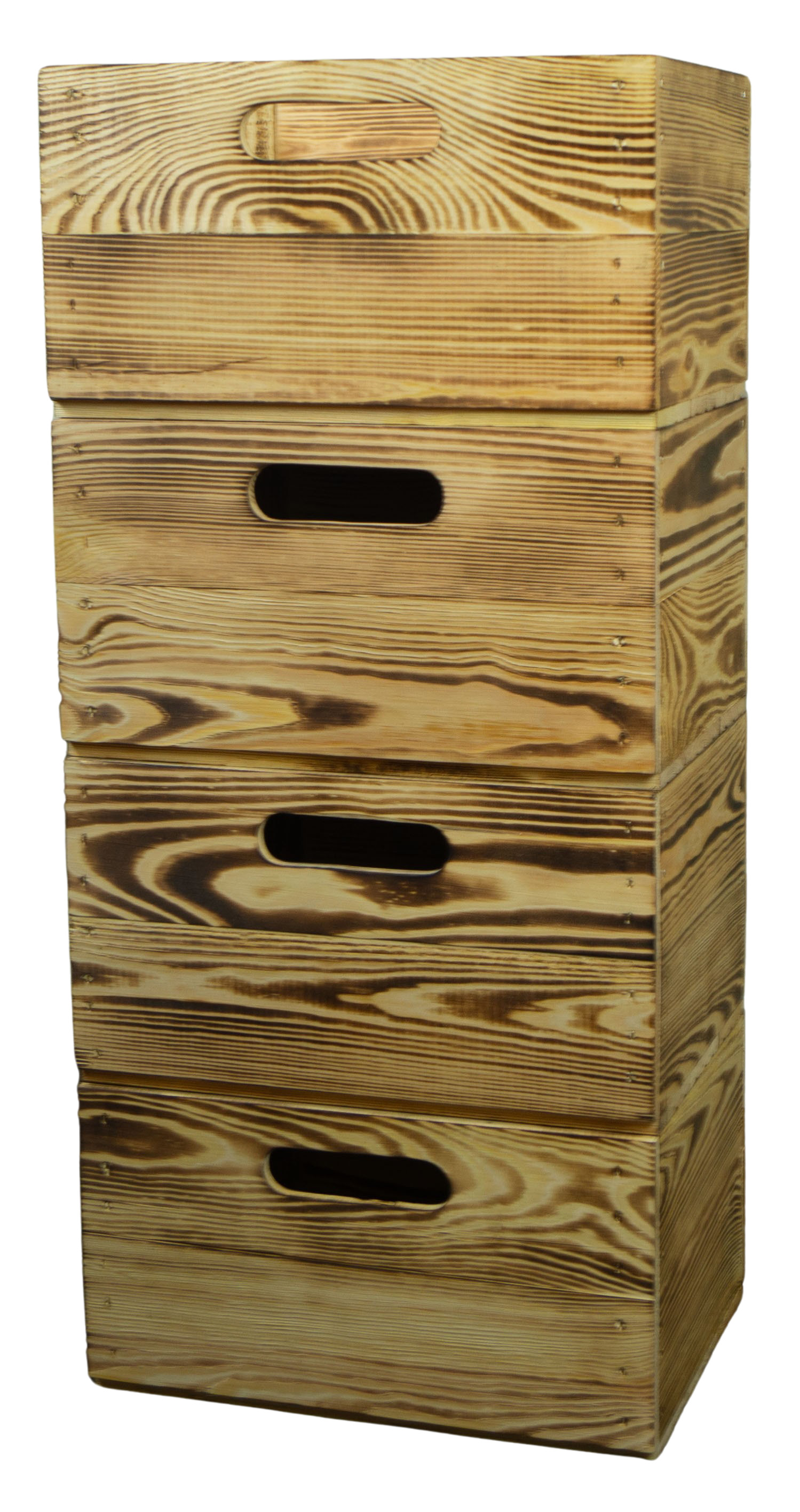 Boîte en bois noir émaillé convenant aux étagères Kallax et Expedit Insert pour étagère