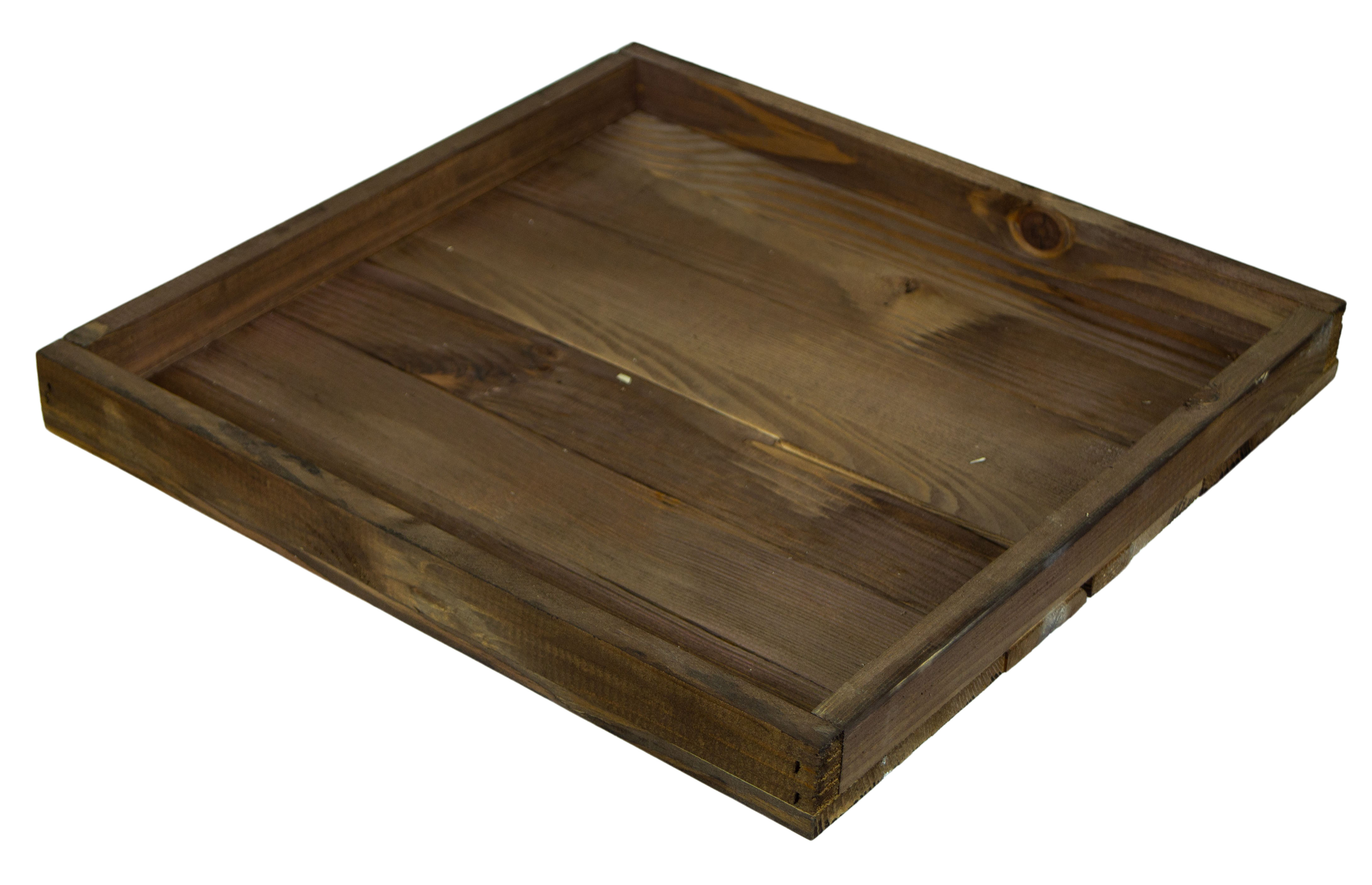 Kleines Dekotablett-Set Karla aus 5 Holzkisten 40x40cm 8cm Höhe Schüsselbox Süßigkeitentablett
