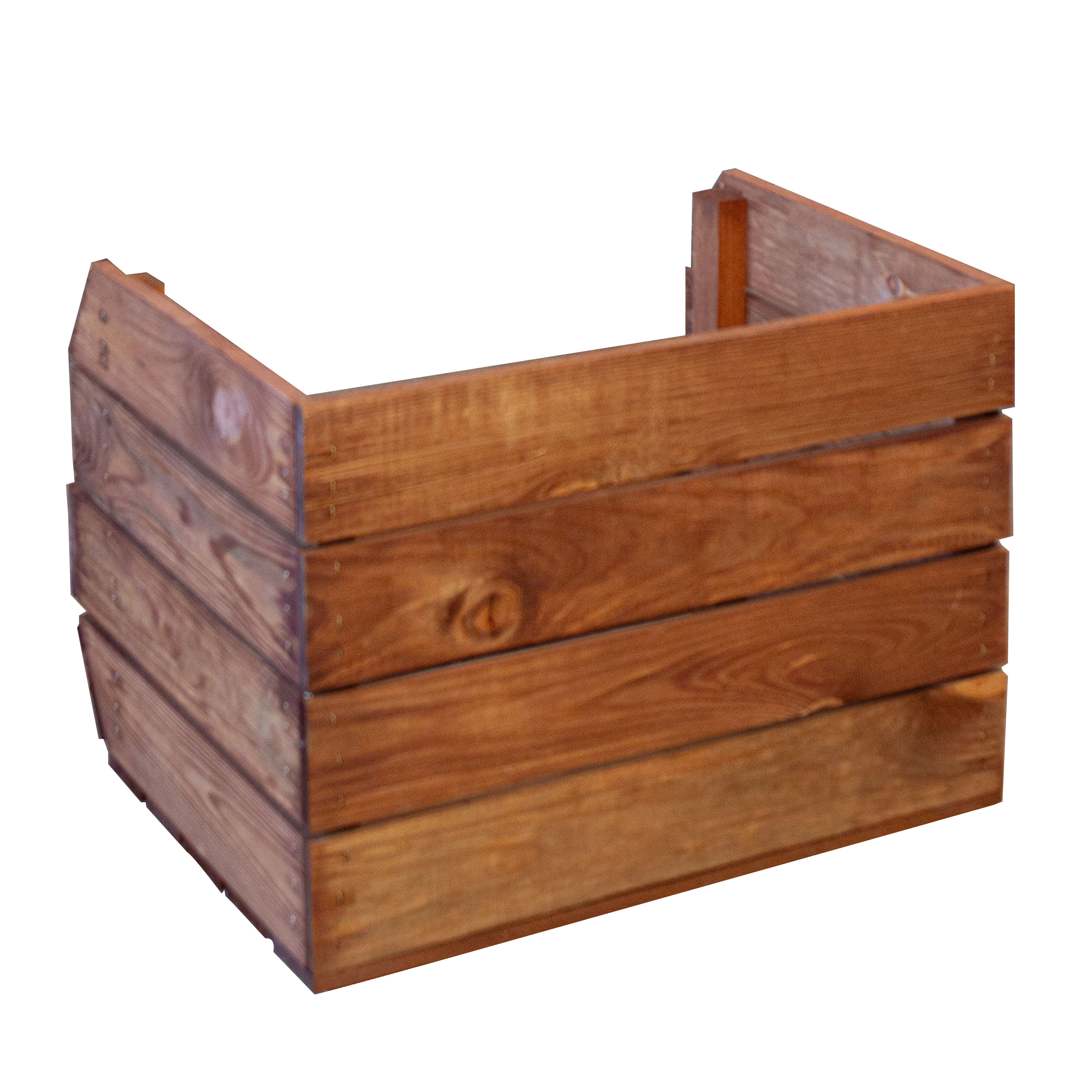 Küchenregal Olaf 40x33x30 cm in Ocker Gemüsekiste Obsthorde Gemüsekorb Obstschale Holzkiste Obstkiste