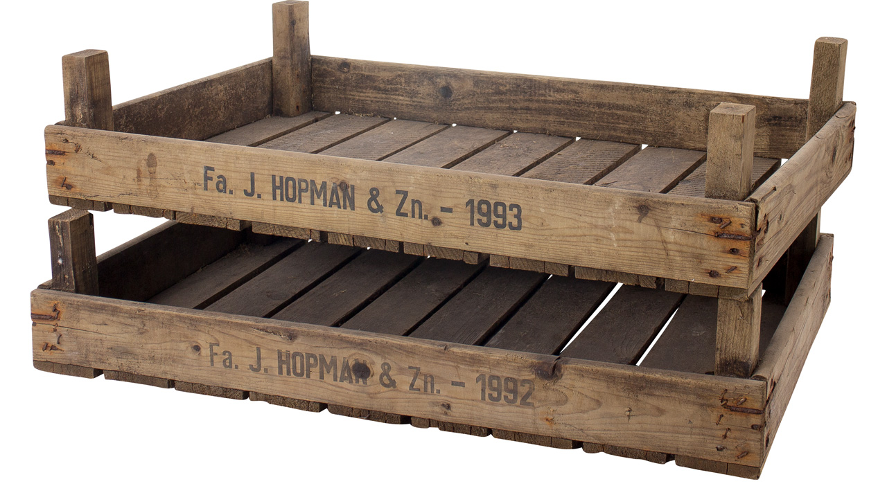 Stabile grosse Holzsteige 75x51x9cm
