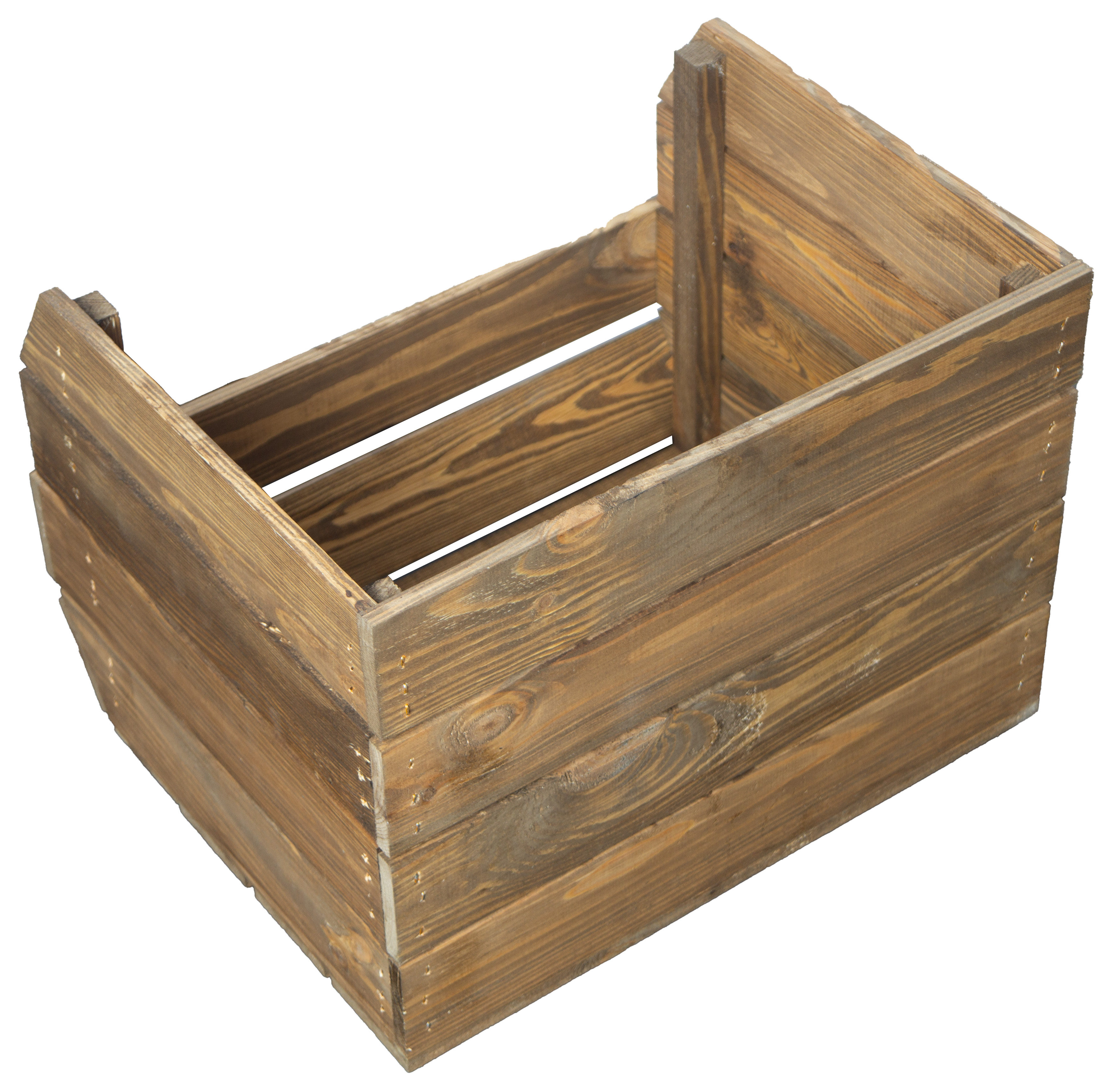 3er Set Kartoffelsteige 40x22x30 cm in natur Gemüsekiste Obsthorde Gemüsekorb Obstschale
