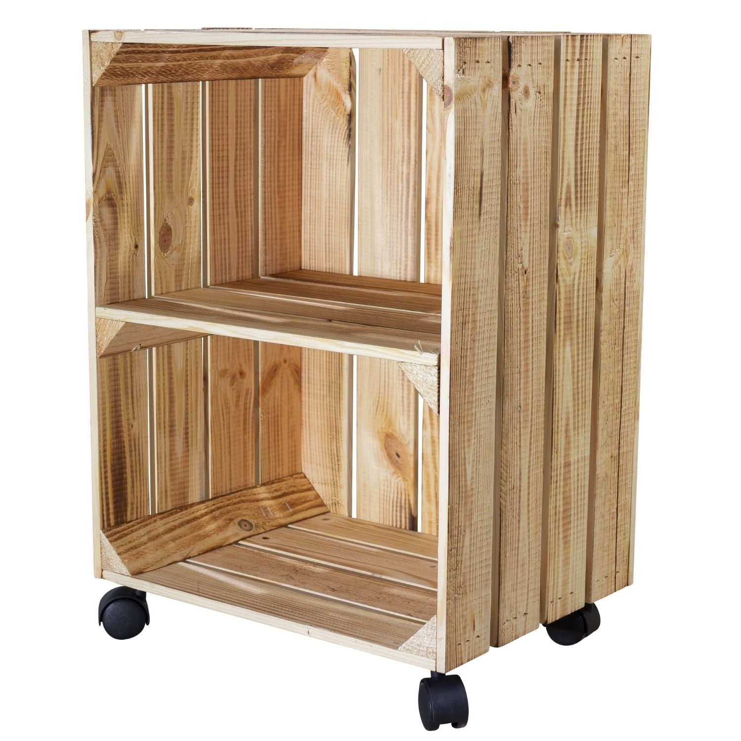 3er Obstkisten mit Rollen Überraschungspaket Restposten 50x40x30cm Kisten