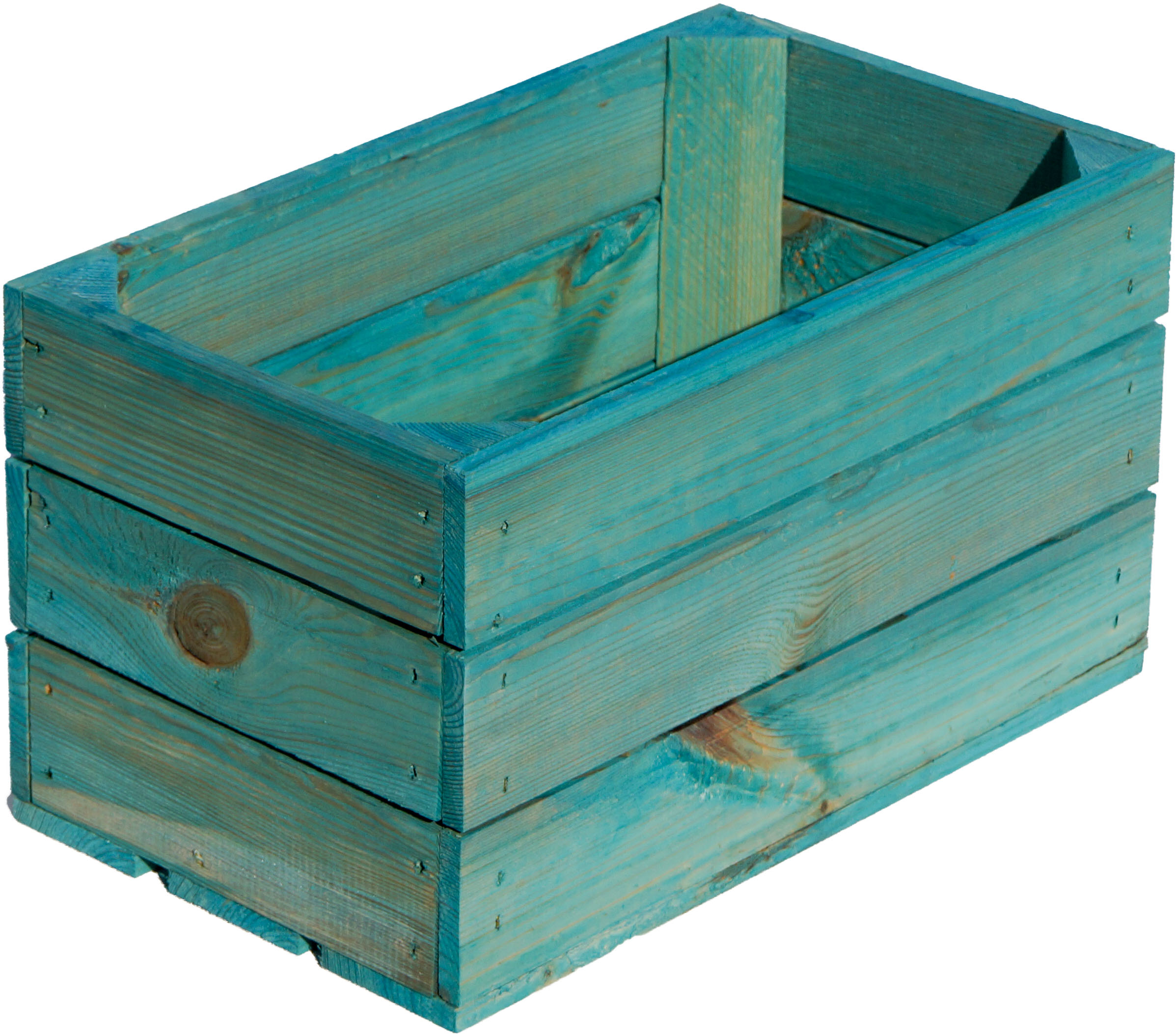 Regalkiste "Hilde" Türkis ohne