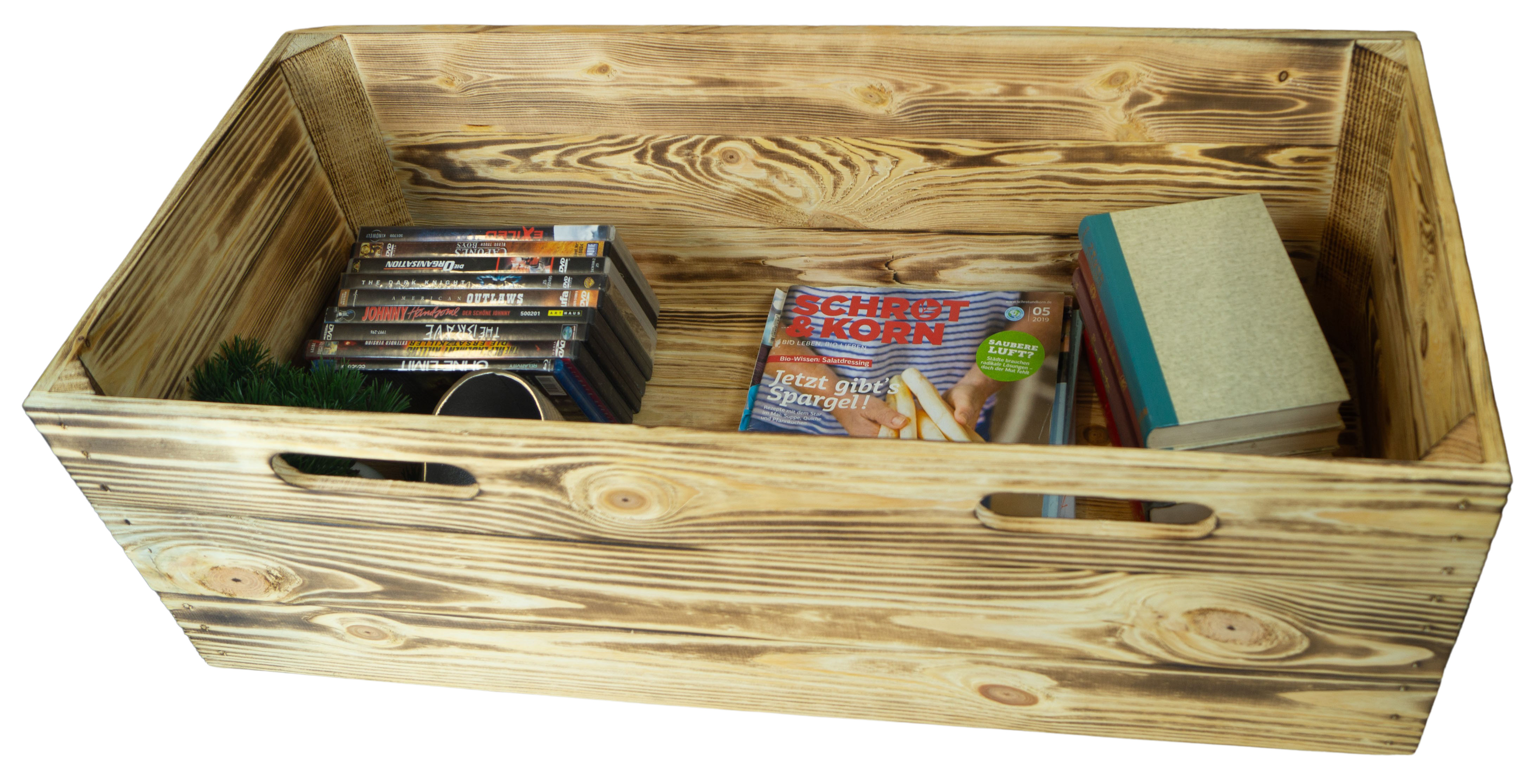 Boîte en bois noir émaillé convenant aux étagères Kallax et Expedit Insert pour étagère