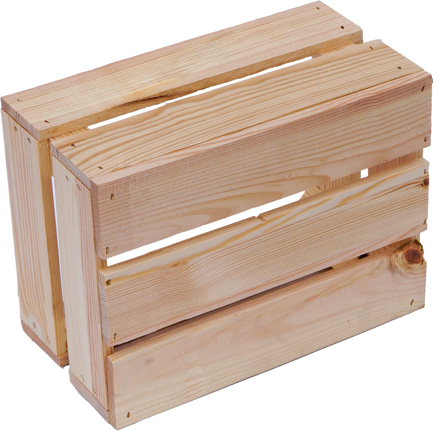 Kleine Holzkiste  "Frieda" Natur Dekokiste Weinkiste Weinkiste Geschenkkiste