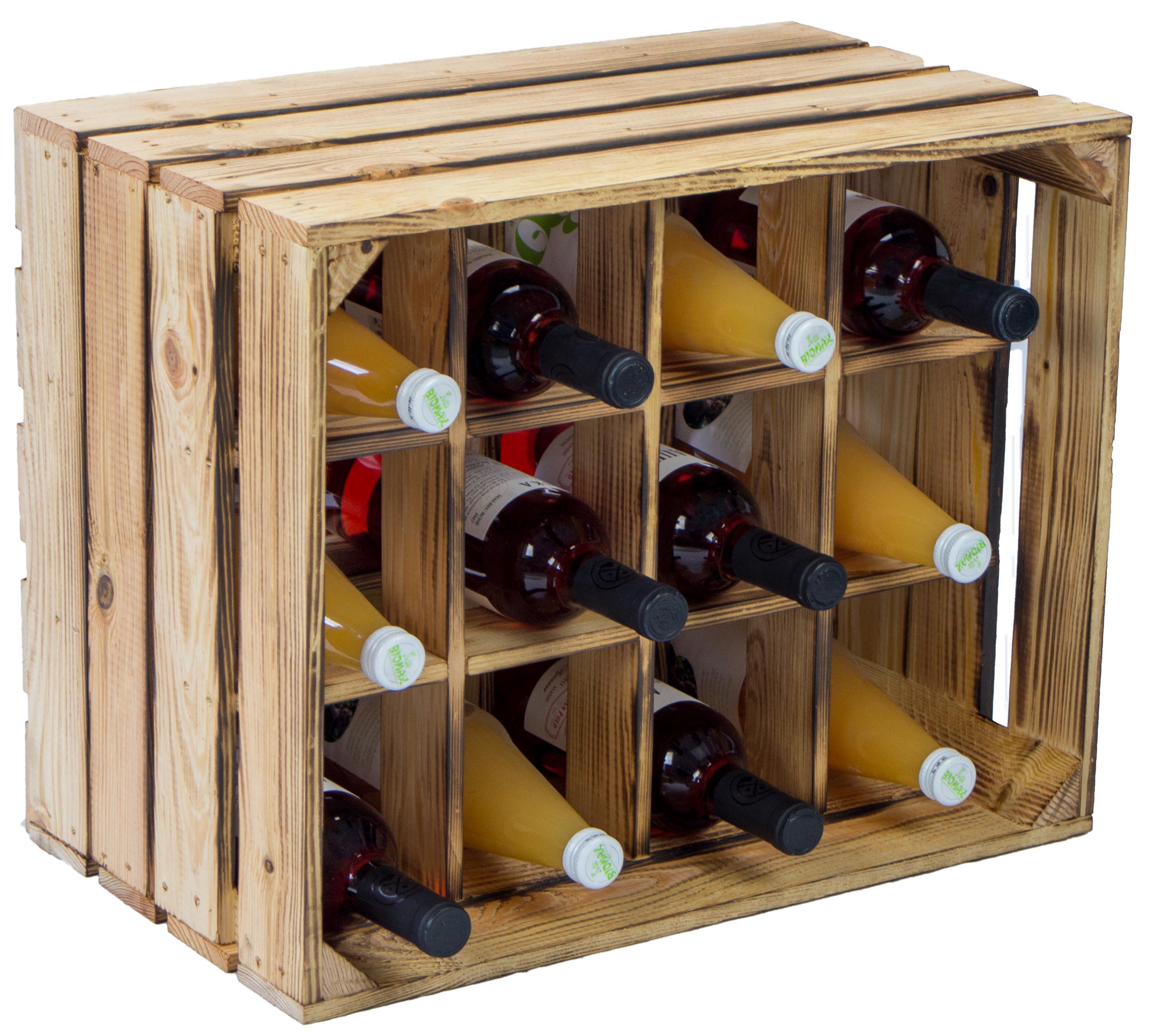 Range-bouteilles Henry  12er flammé