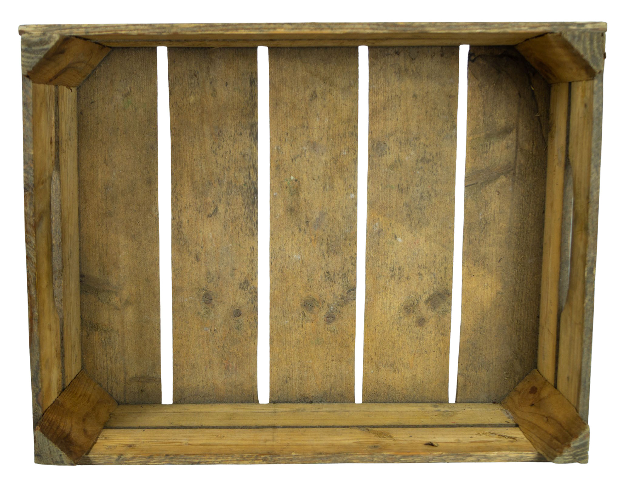 Dunkle Kirschsteige 54x42x22cm Holzsteige Holzkiste Vintage Obstschale