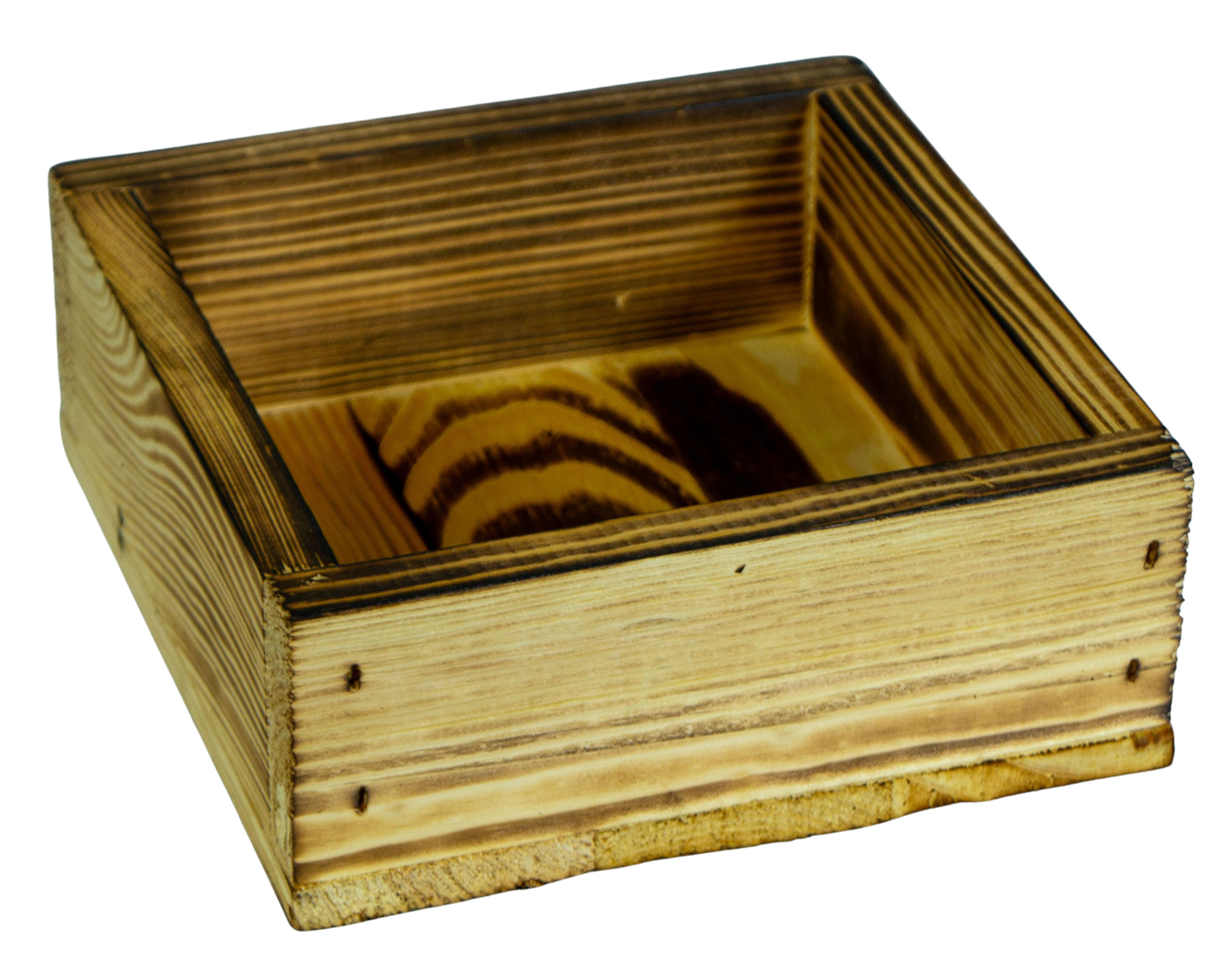 Kleines Dekotablett-Set Karla aus 5 Holzkisten 40x40cm 8cm Höhe Schüsselbox Süßigkeitentablett