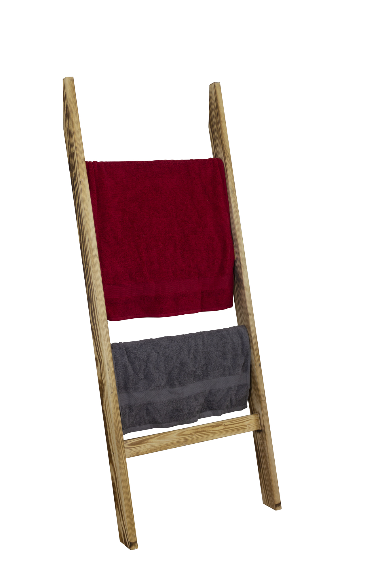 Holzleiter geflammt breit 140cm Neu