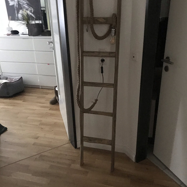Holzleiter 165cm Neu Braun