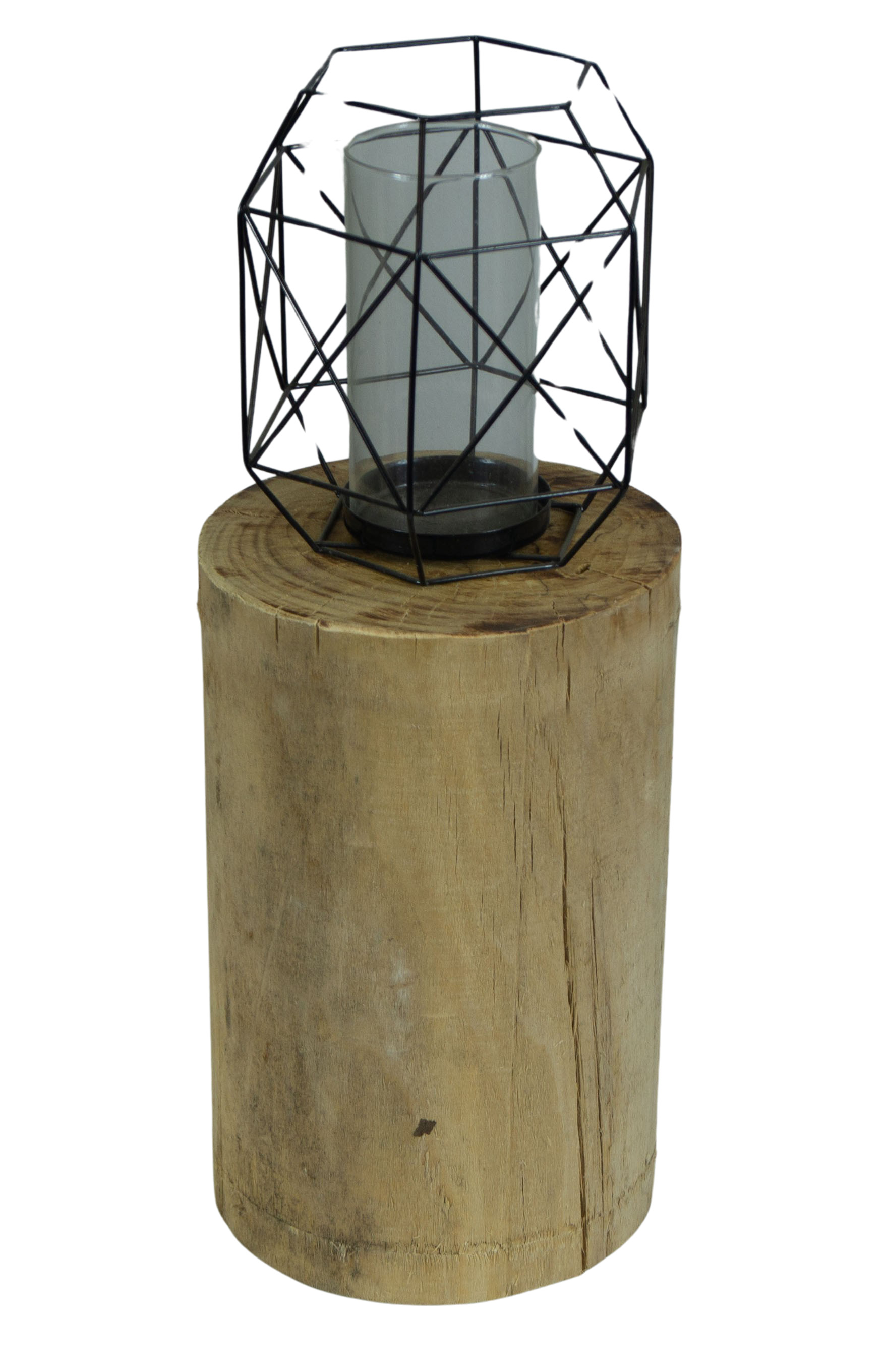 Rustikaler Holzstamm glatt ohne Rinde im 30cm 16-20cm Durchmesser