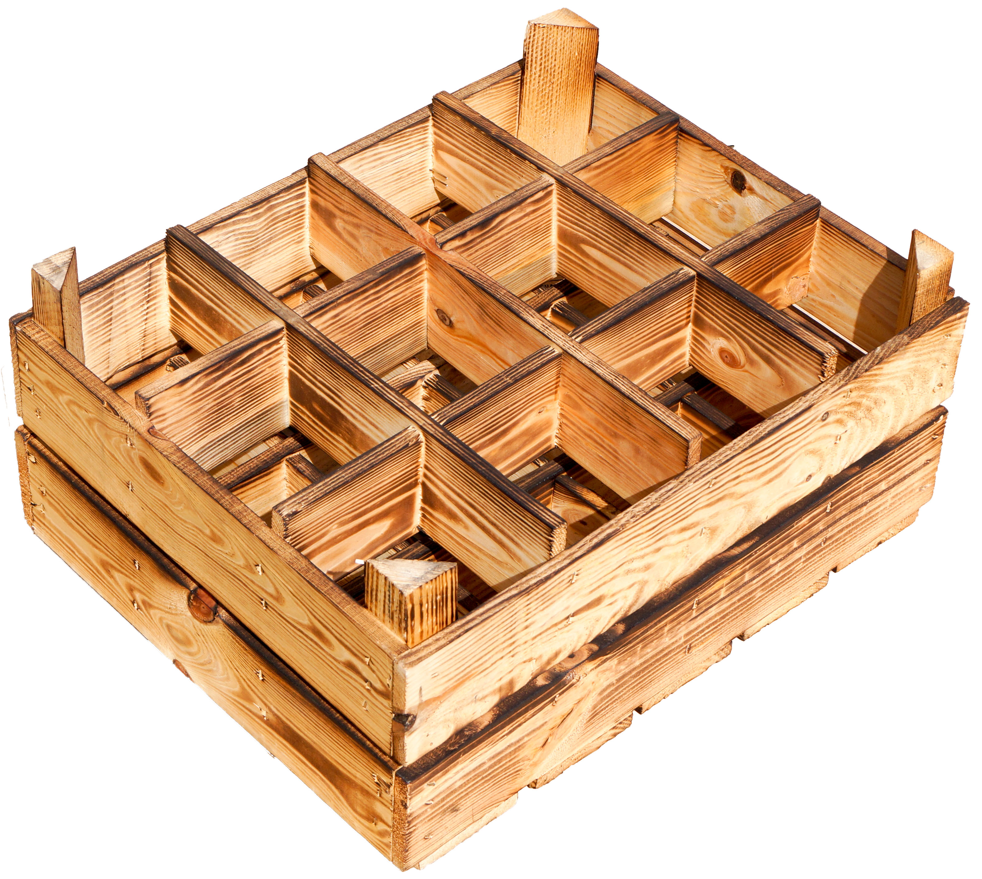 Flaschenregal "12er geflammt"