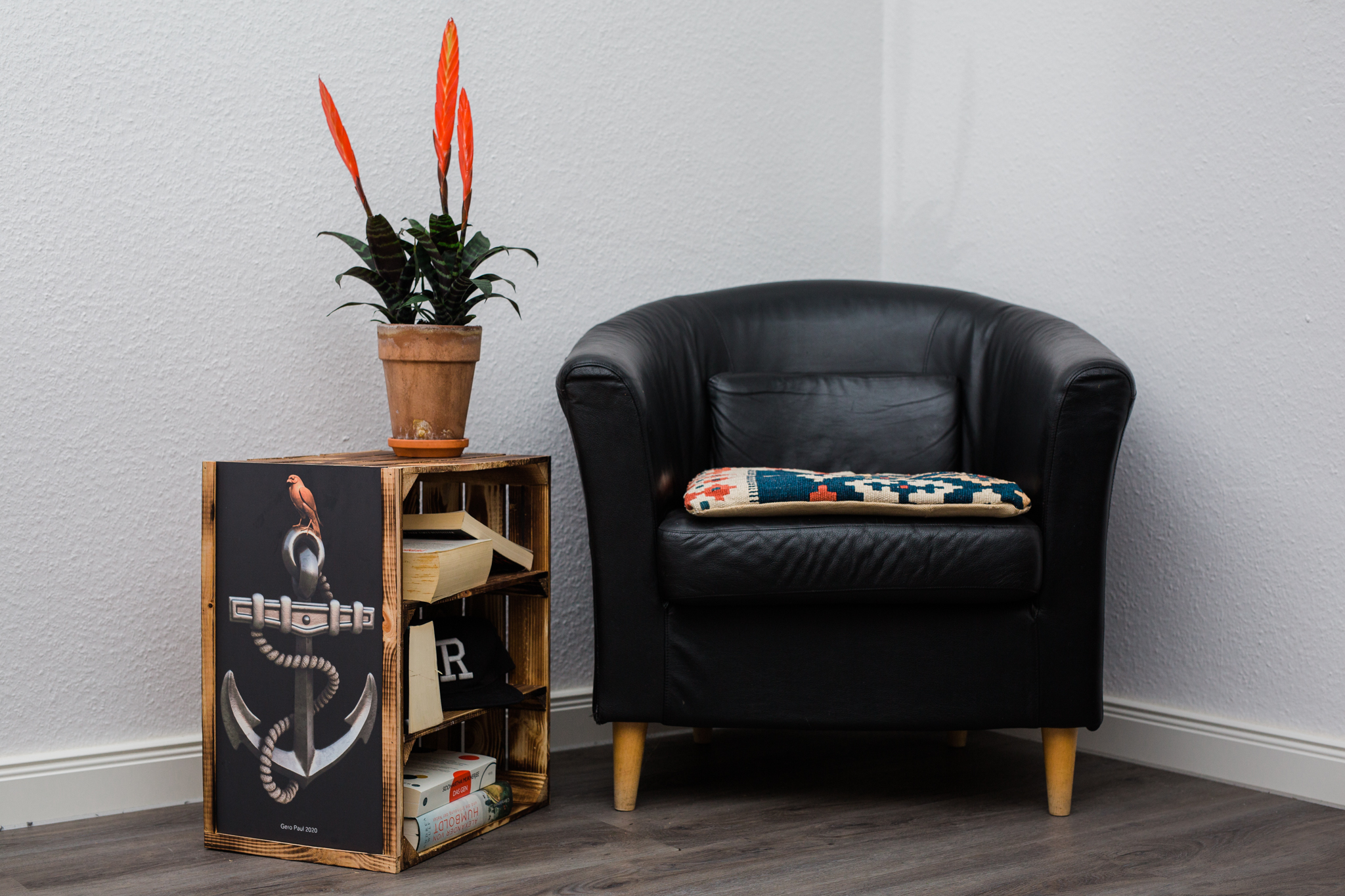 Johanna geflammt doppelt Quer inkl. Bild Anchor Bird