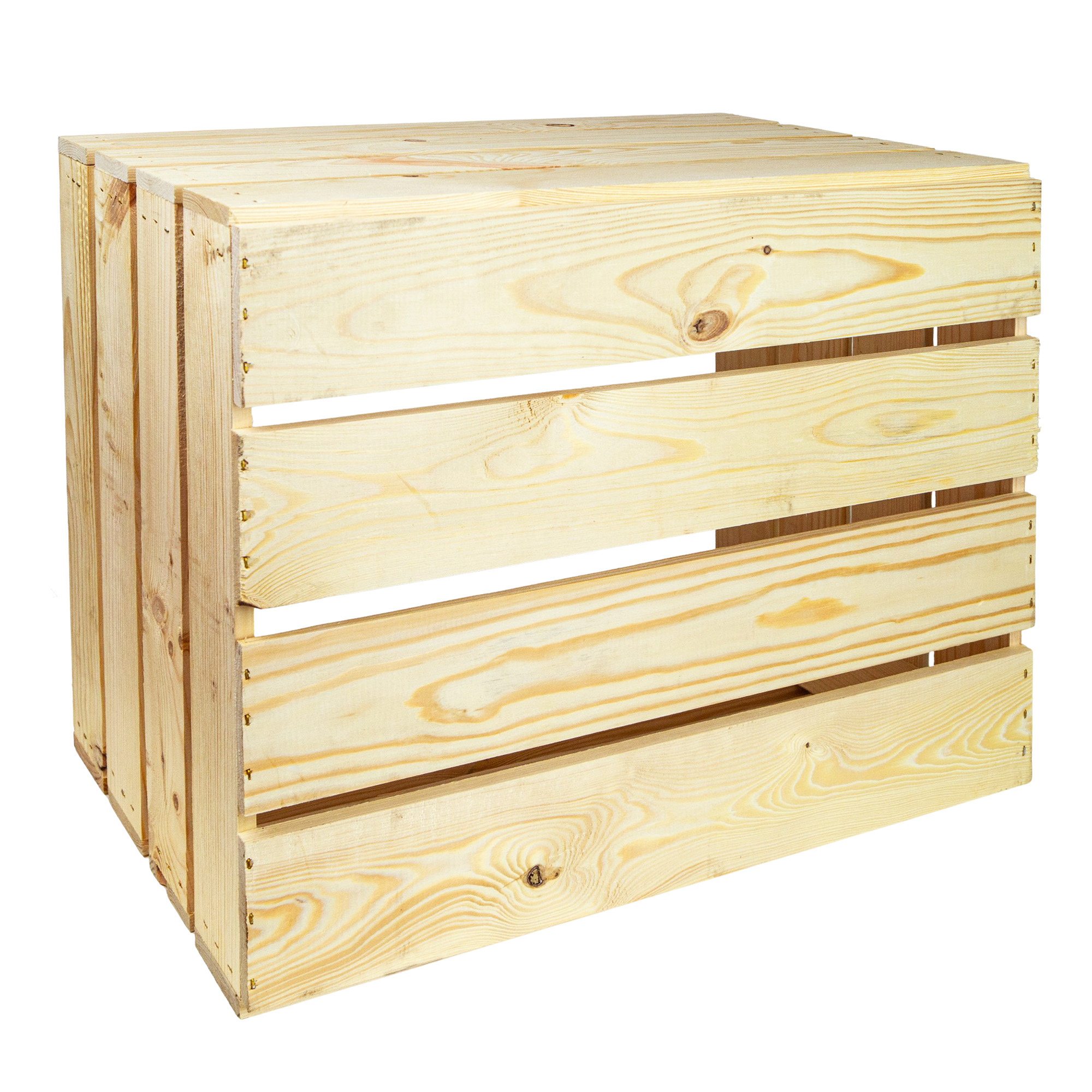 Holzkiste Johanna neu Natur 50x40x30cm