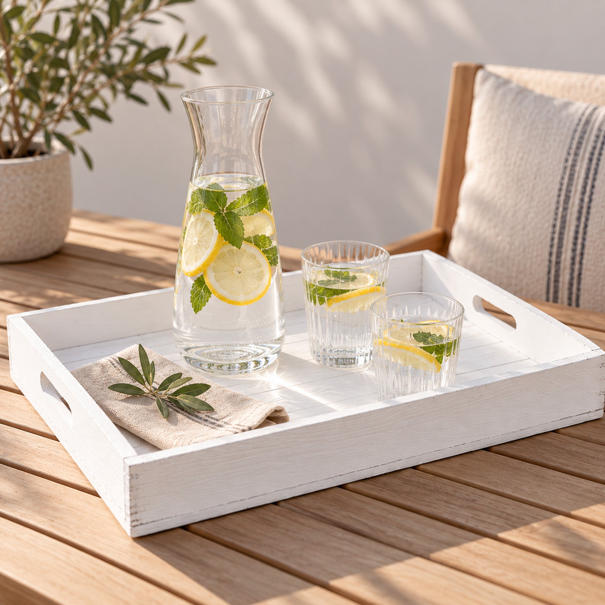 Tablett Blanc