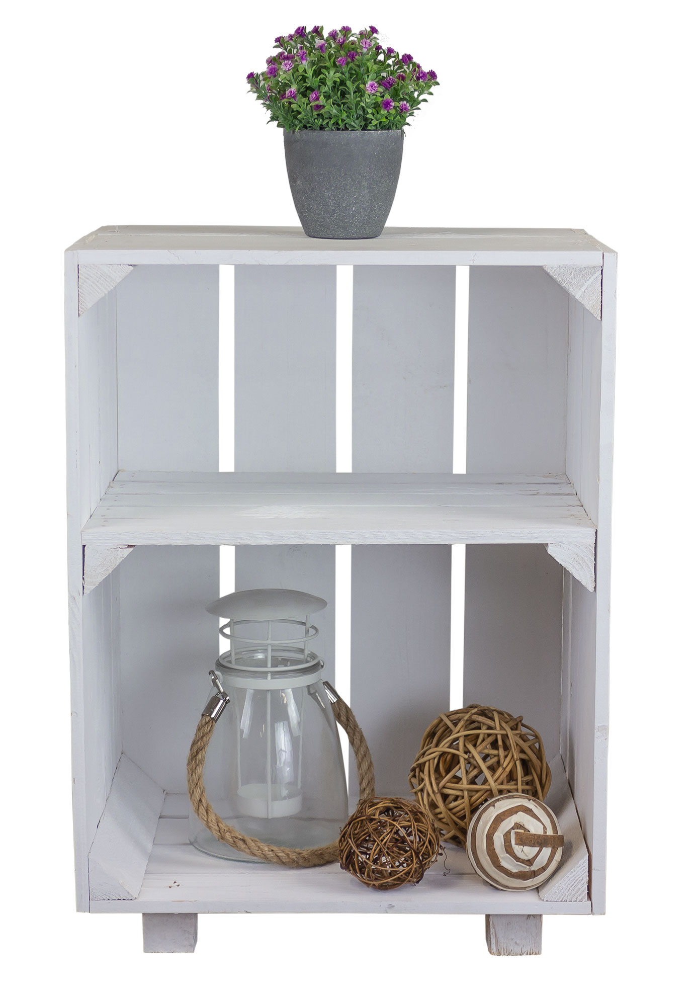 Table de chevet blanche avec compartiment de rangement