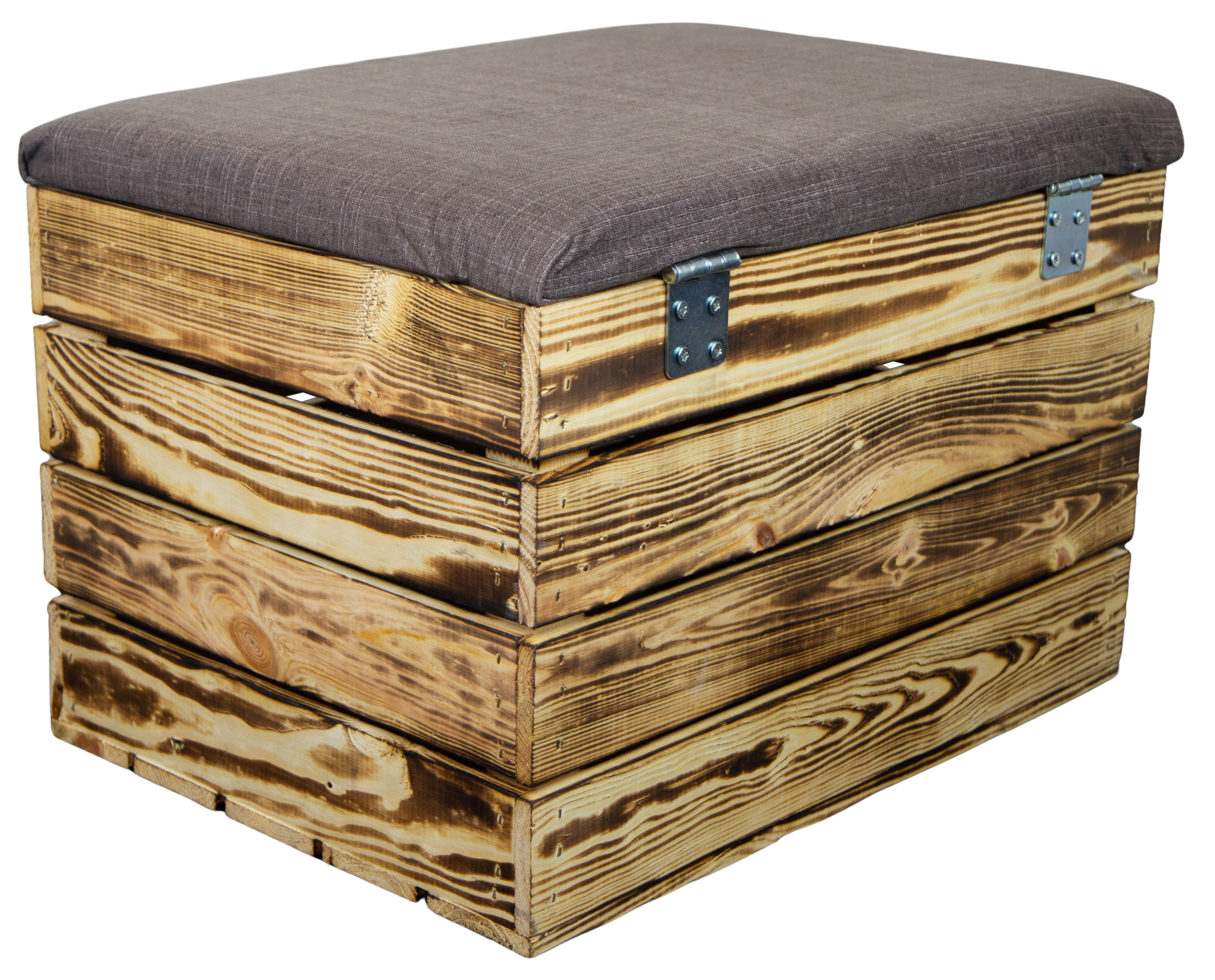 Kopie von Sitzbank mit Stauraum in weiß Maße 34x35x48 Sitzhocker Obstkiste Holzkiste faltbar Sitztruhe belastbar bis 150kg Deckel klappbare Sitztruhe Aufbewahrungsbox