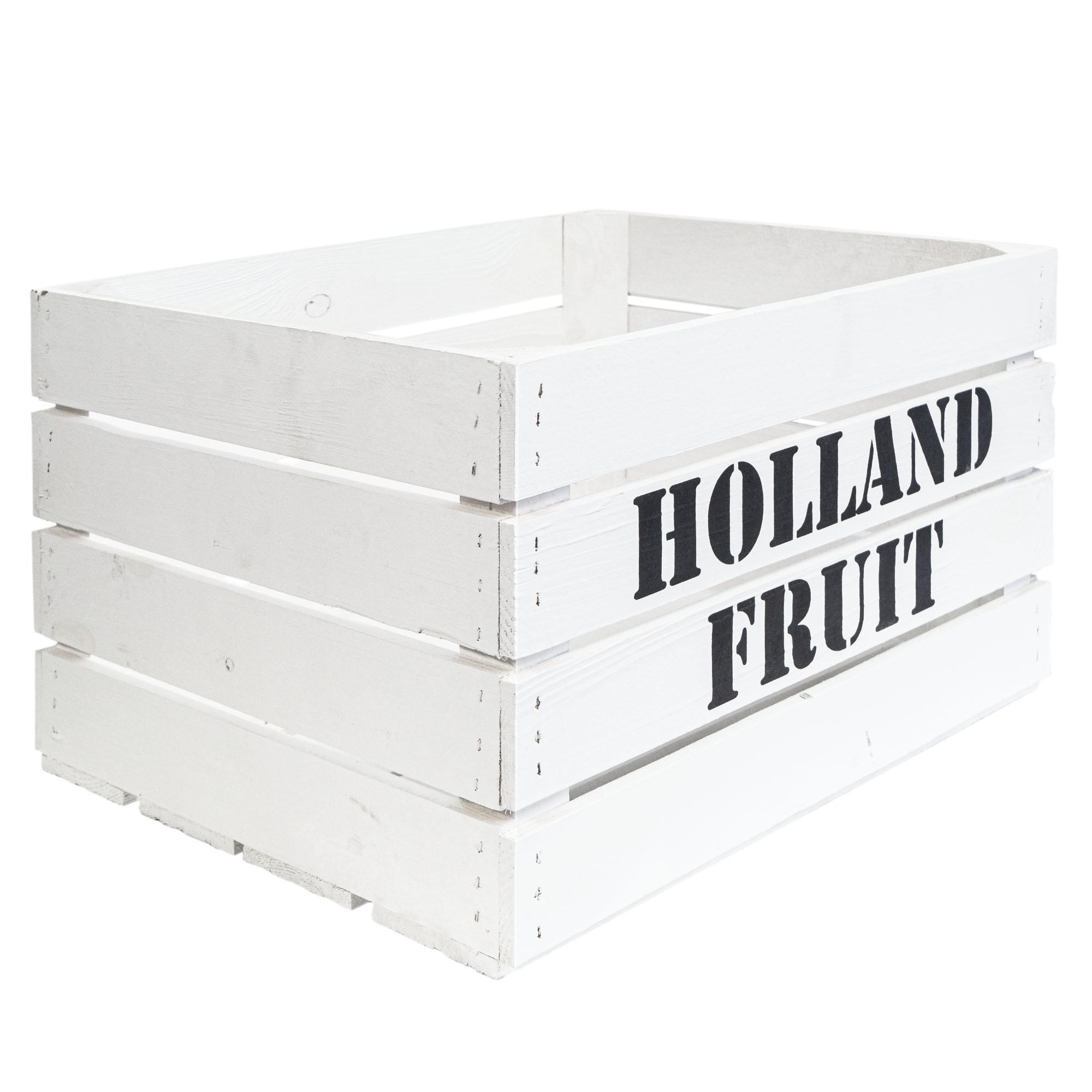 Obstkiste HOLLAND FRUIT Weiss