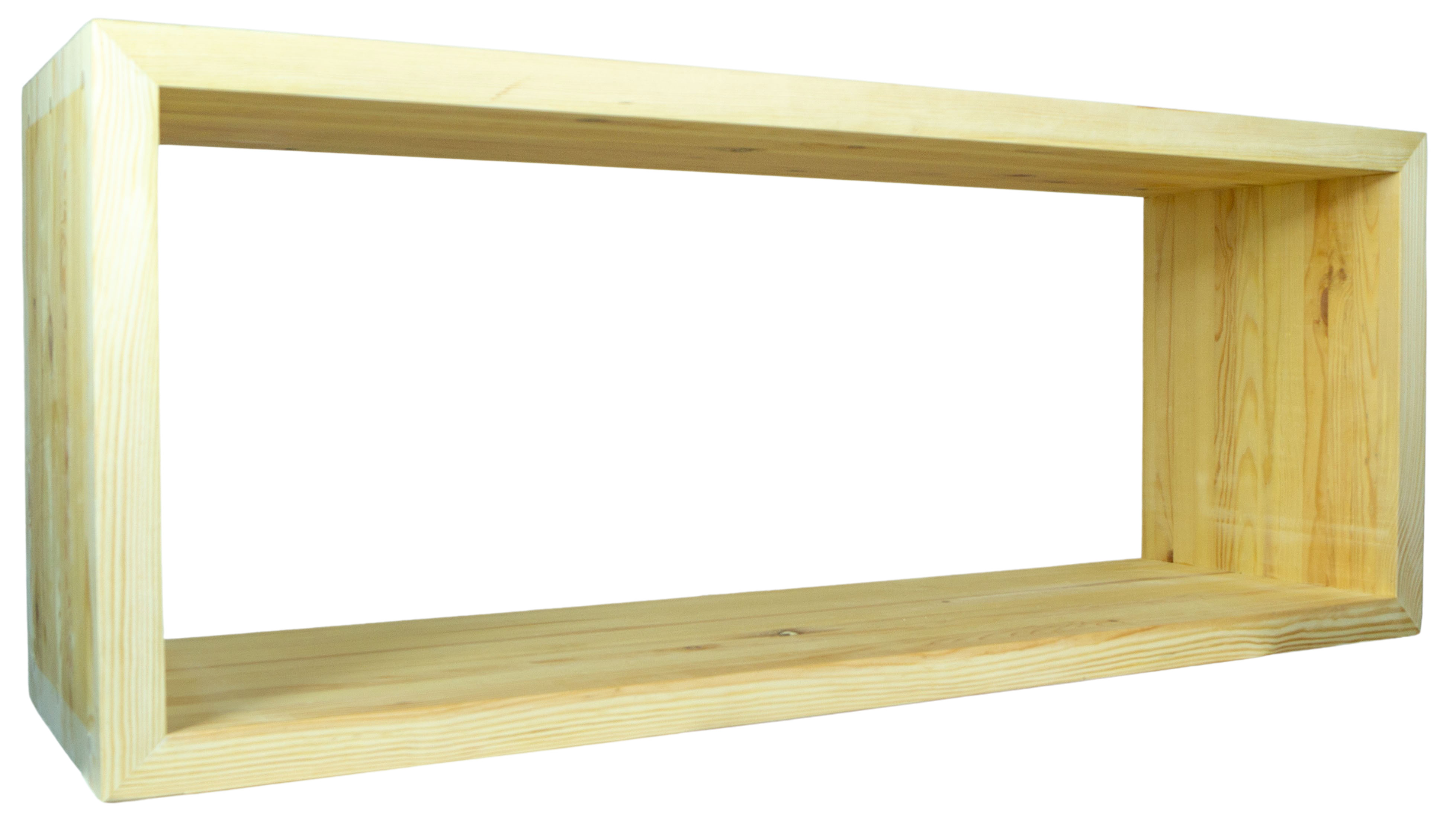 Lowboard in natur 100x40x30cm aus Massivholz Vintage-Tisch rustikal