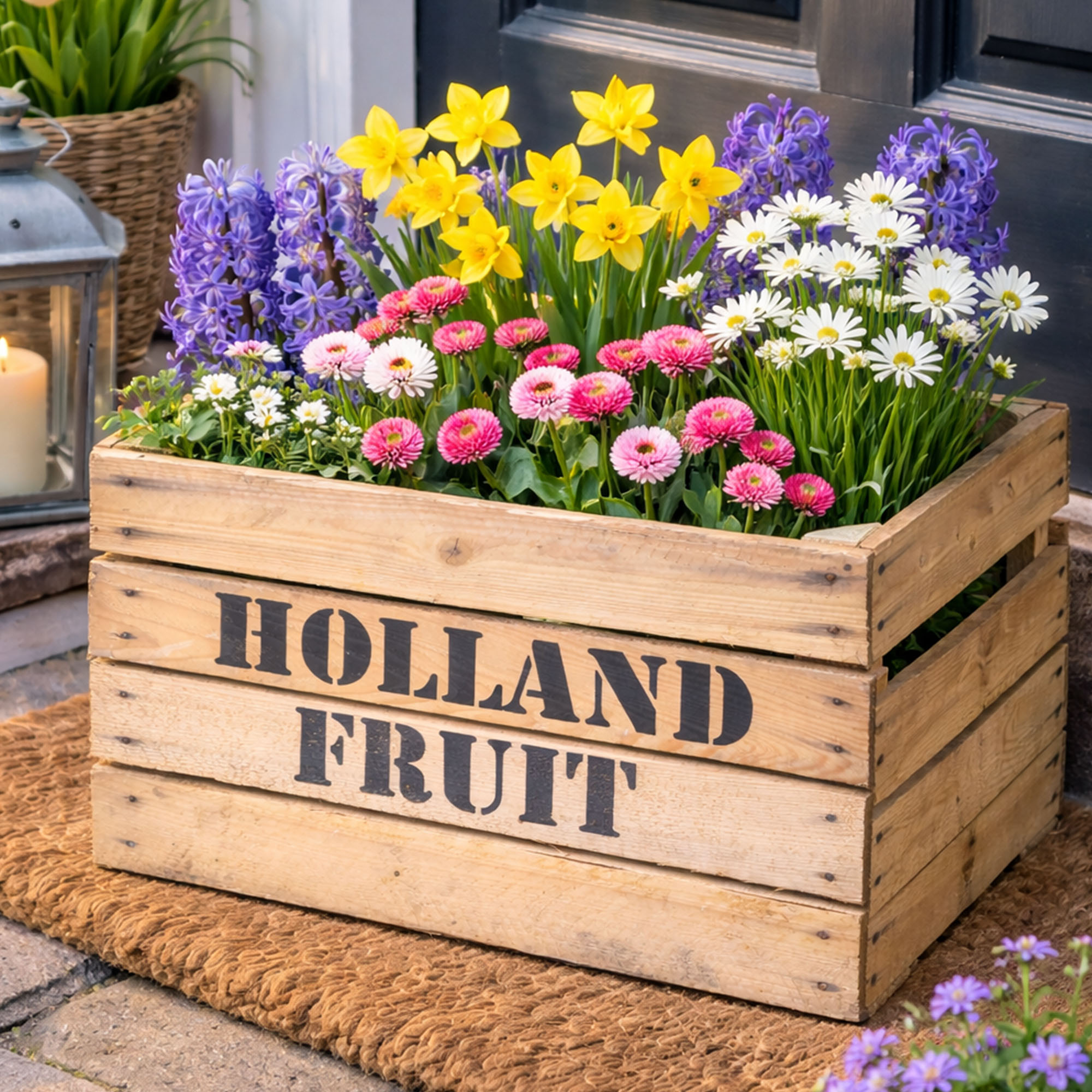 Obstkiste HOLLAND FRUIT Geflammt