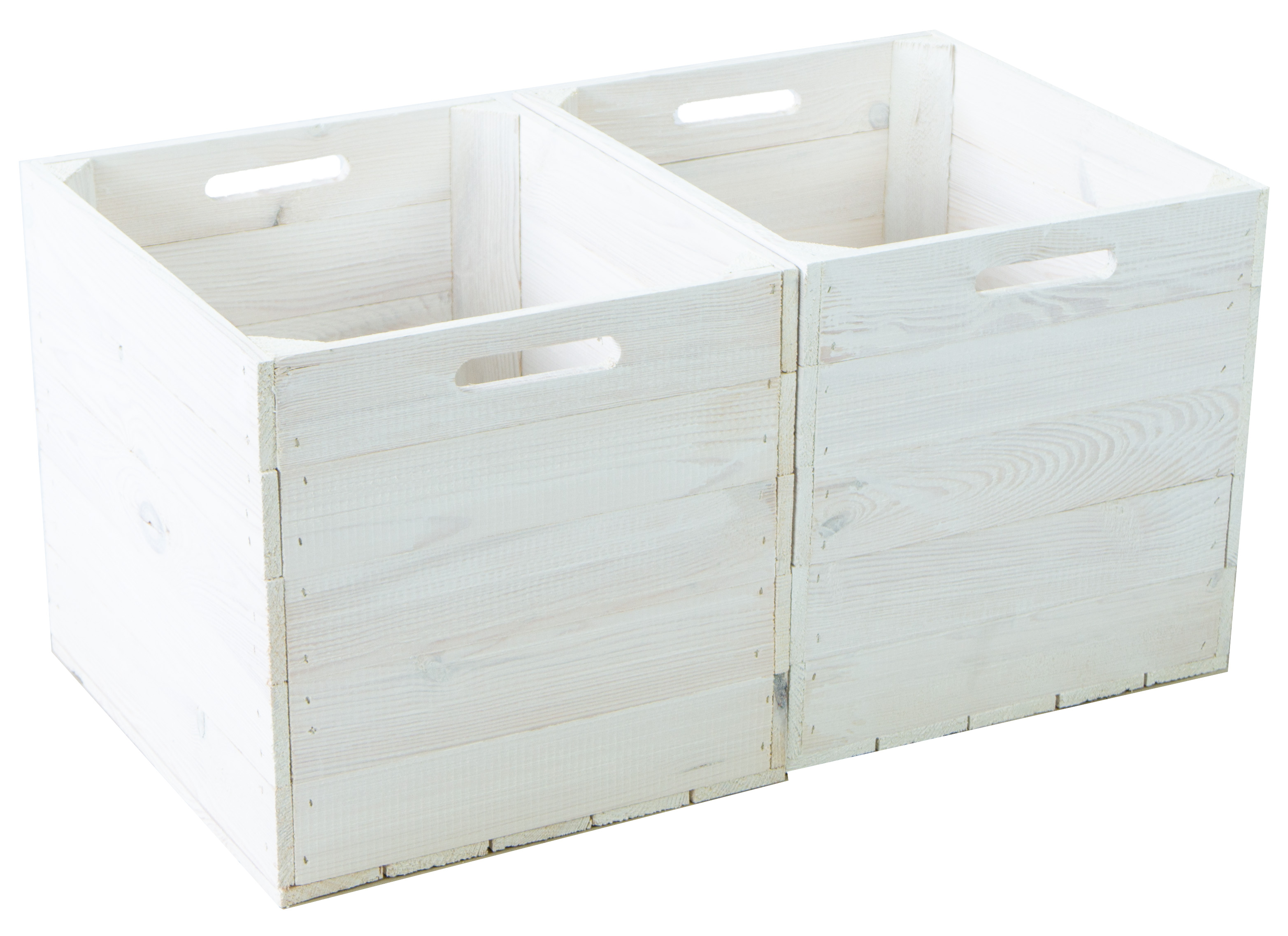 Boîte en bois blanche convenant aux étagères Kallax et Expedit Insertion d'étagère