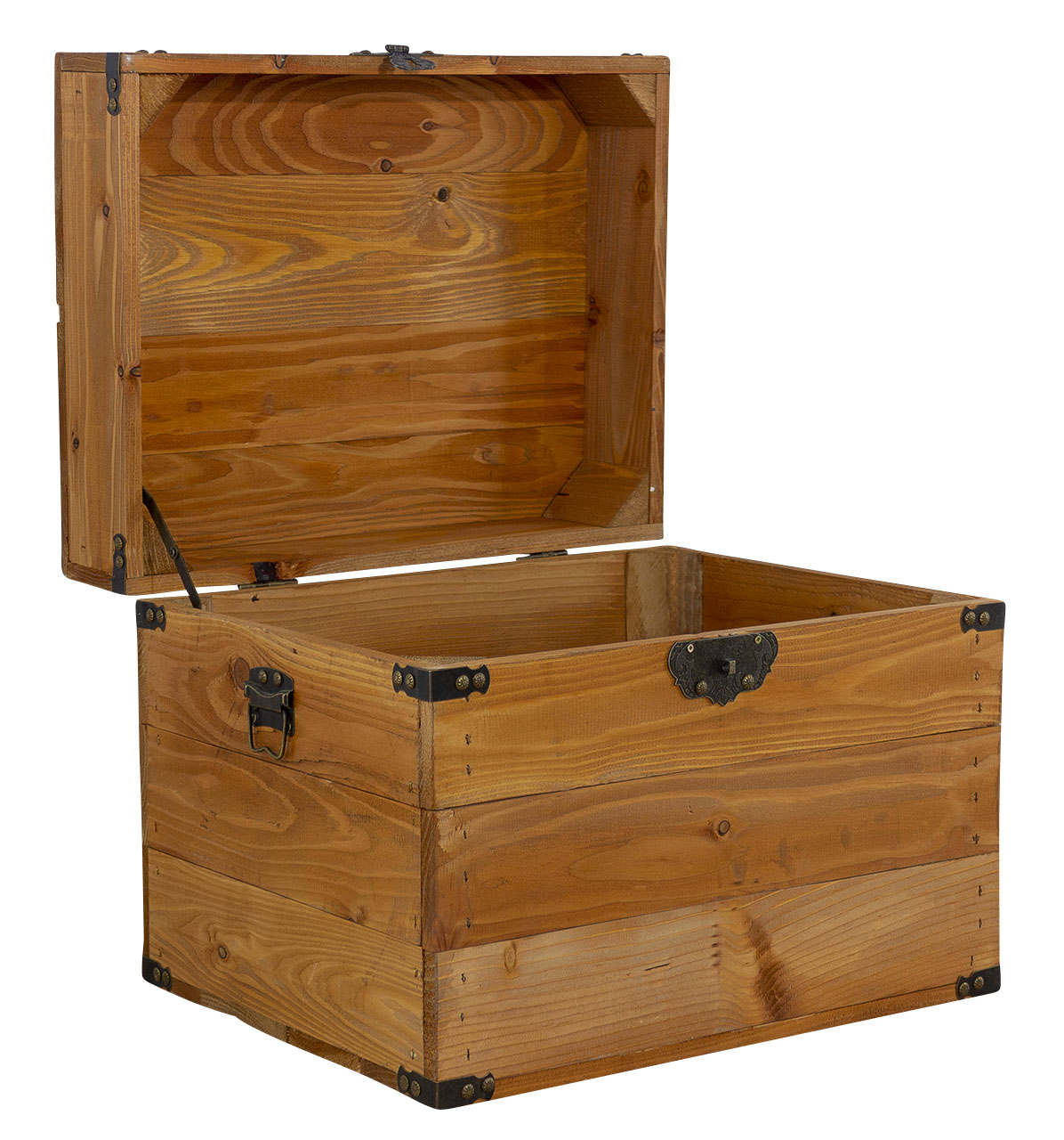 Holztruhe Elsa Ocker