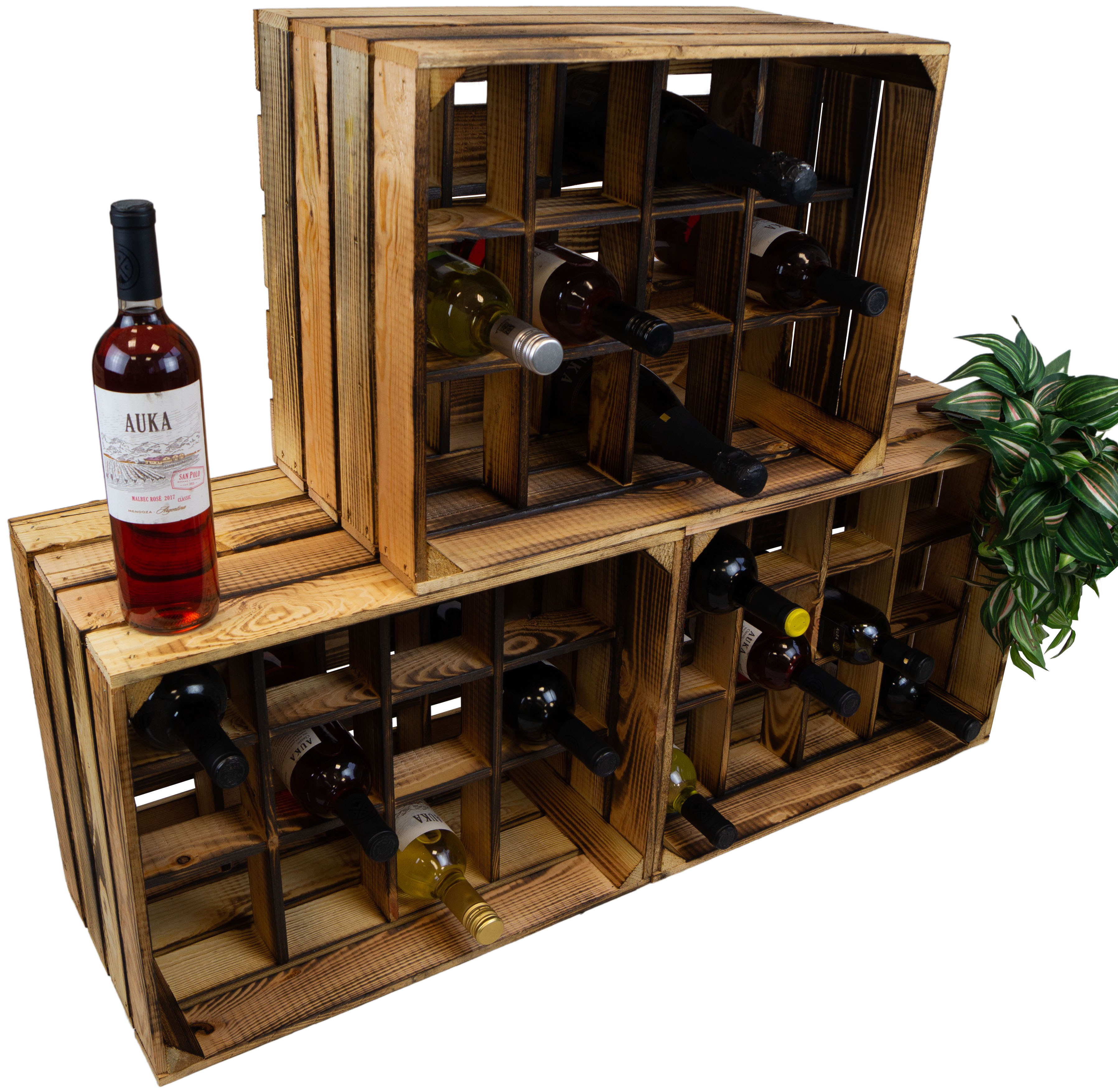 Range-bouteilles Henry  12er flammé