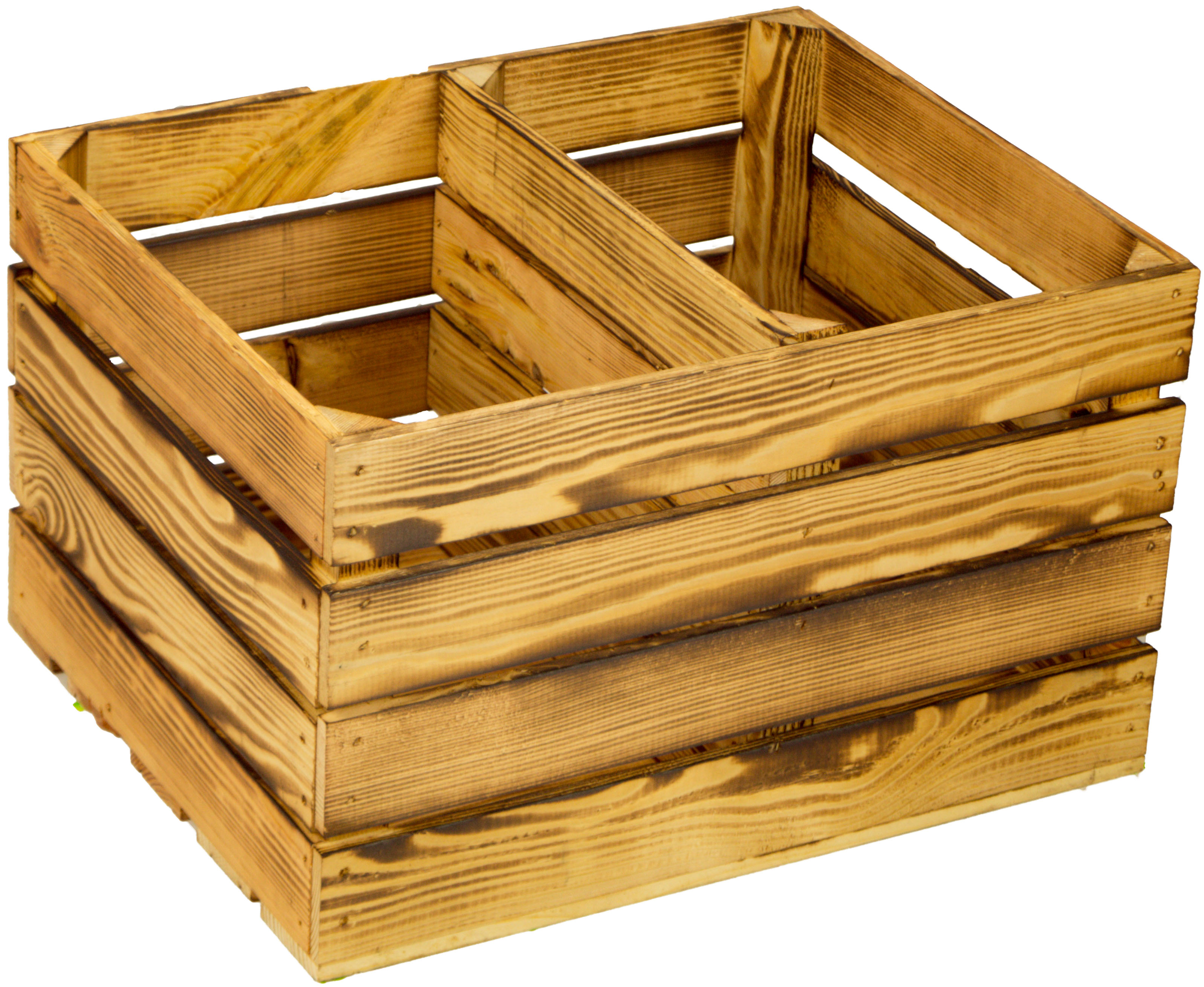 set de 2 étagères de caisses de fruits Johanna flambées "c.t