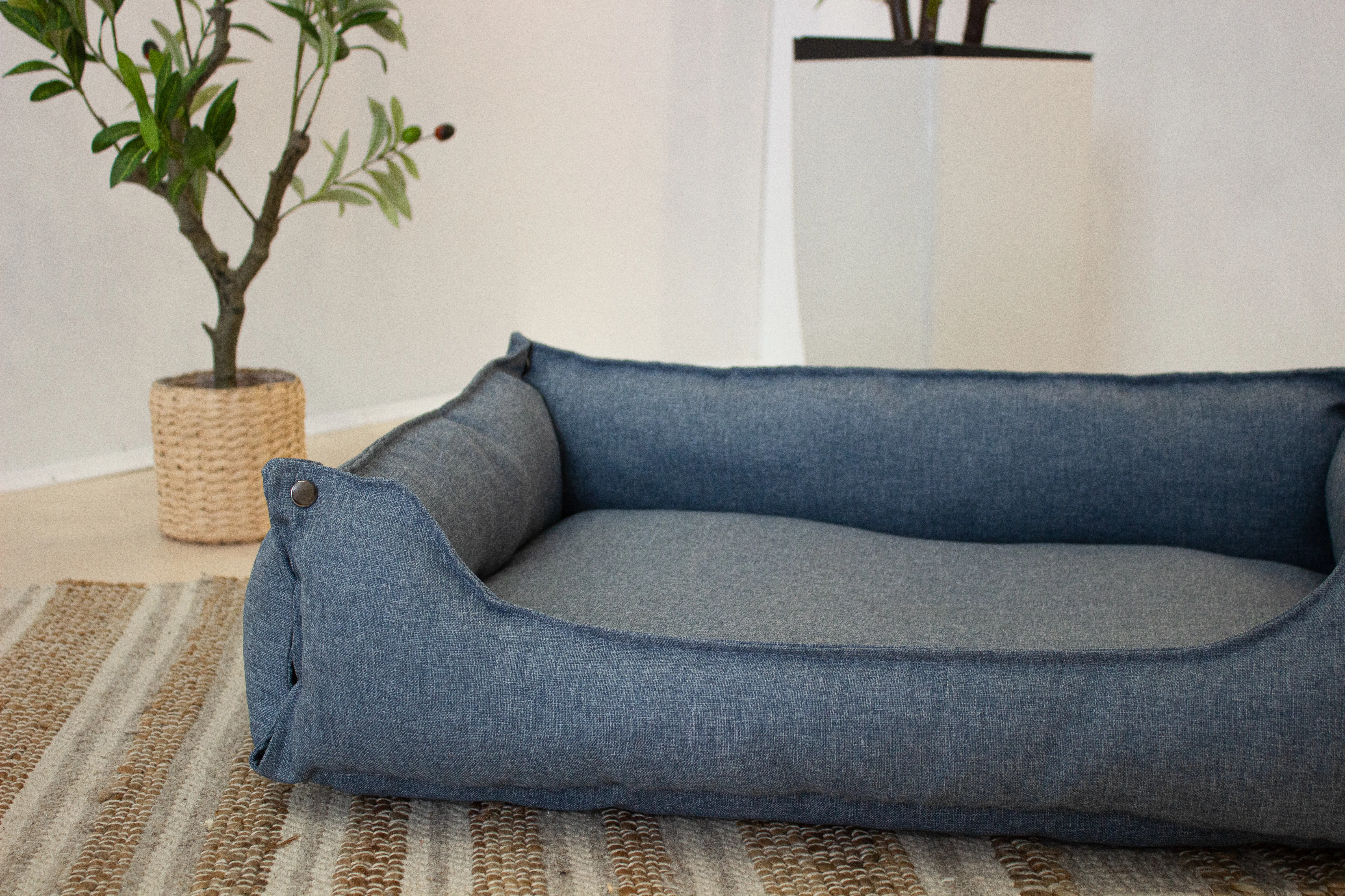Hundebett & Hundekissen Lotti Blau