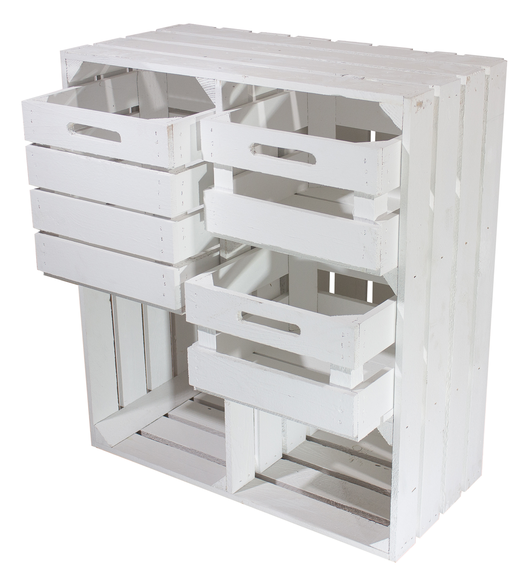 große Kommode HS3 weiss mit Schubladen