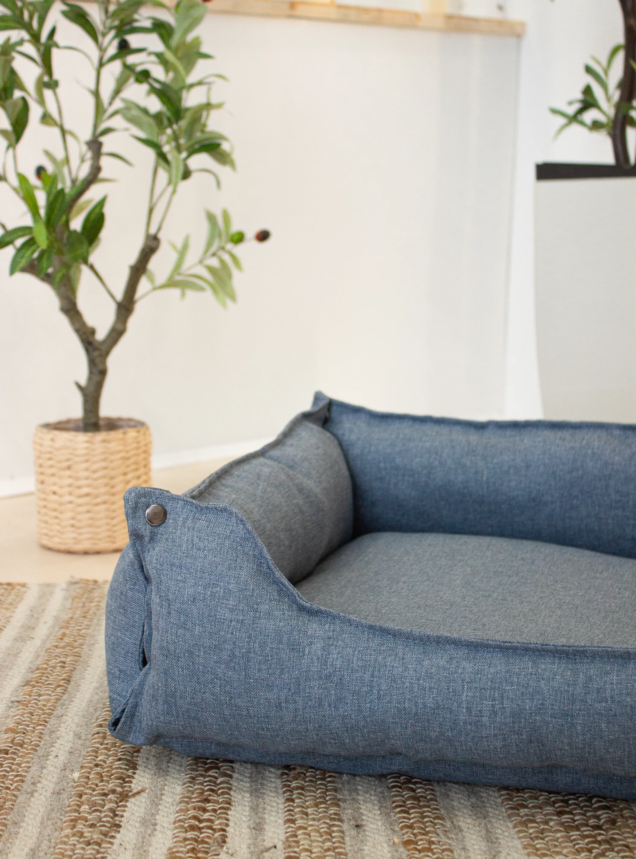 Hundebett & Hundekissen Lotti Blau