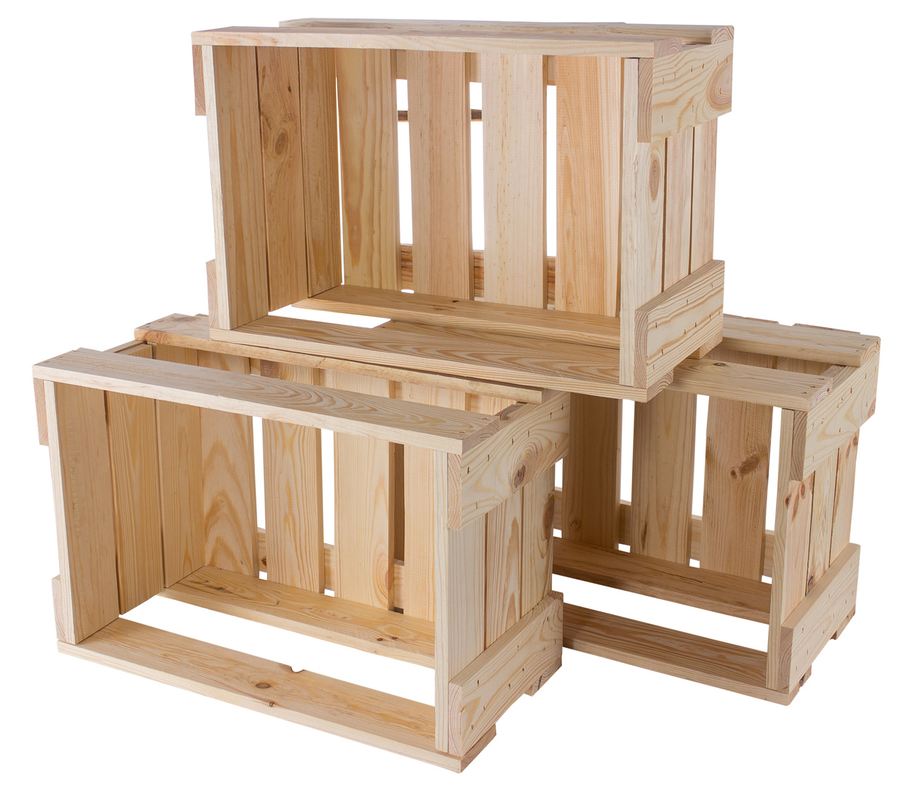 Neue Weinkisten Natur ca 46 x 30,5 x 24cm Obstkiste Holzkiste Regalkiste Weinlagerung Weinregal