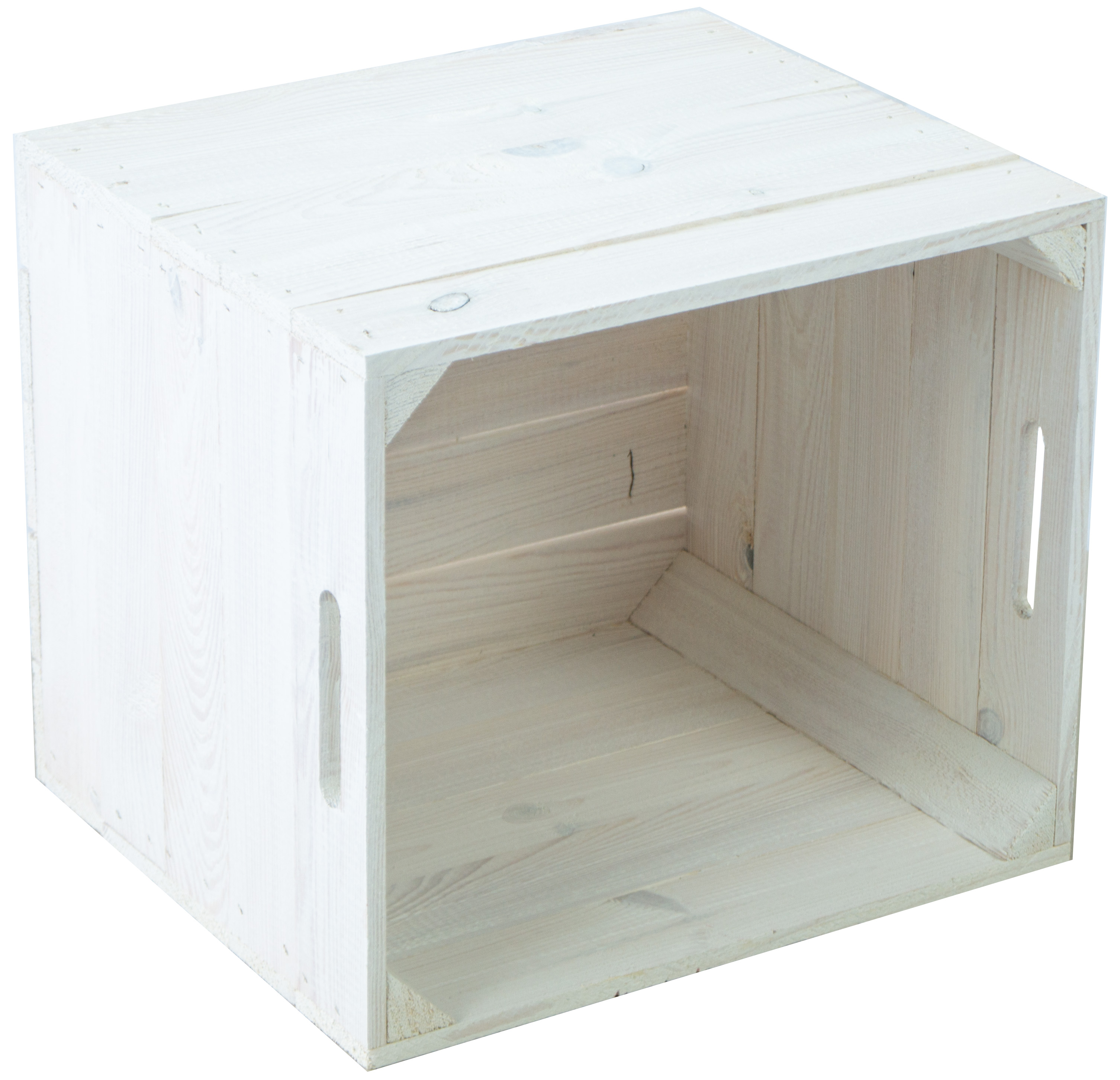 Boîte en bois blanche convenant aux étagères Kallax et Expedit Insertion d'étagère