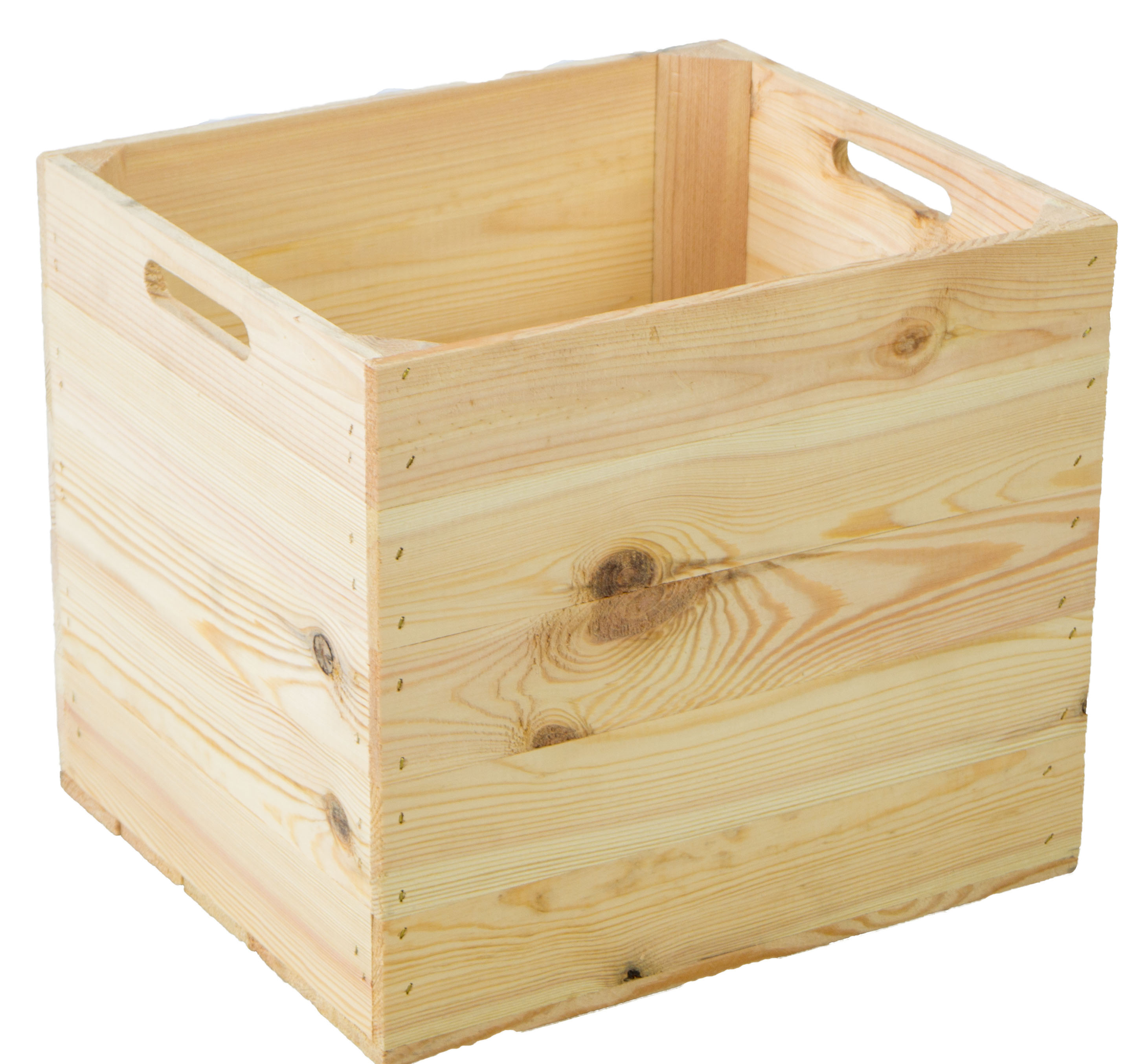 Boîte en bois nature convenant aux étagères Kallax et Expedit